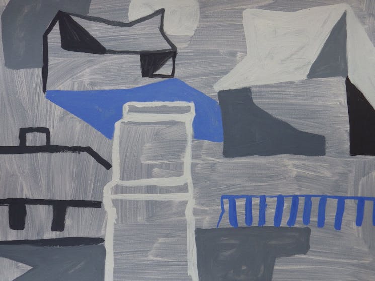 Neridah Stockley, 'Hermannsburg, 2019, oil on paper, 76 x 56cm