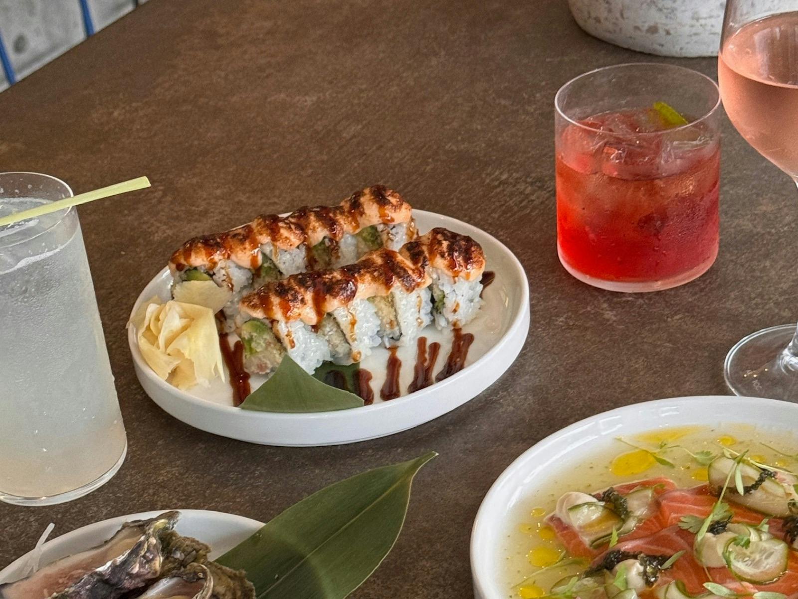 Sunset Sabi sushi and cocktail
