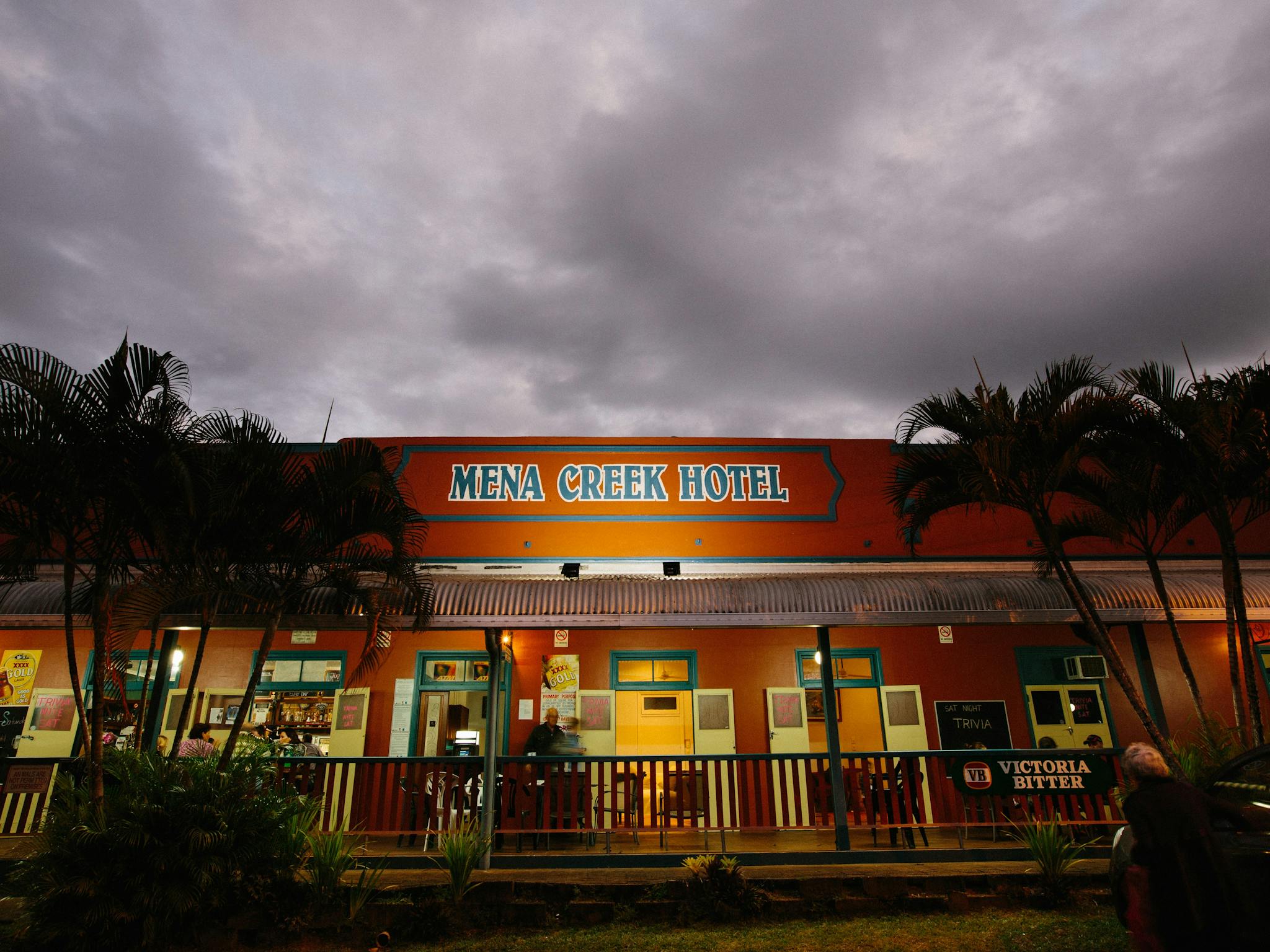 Mena Creek Hotel at Dusk Mena Creek Hotel at Dusk