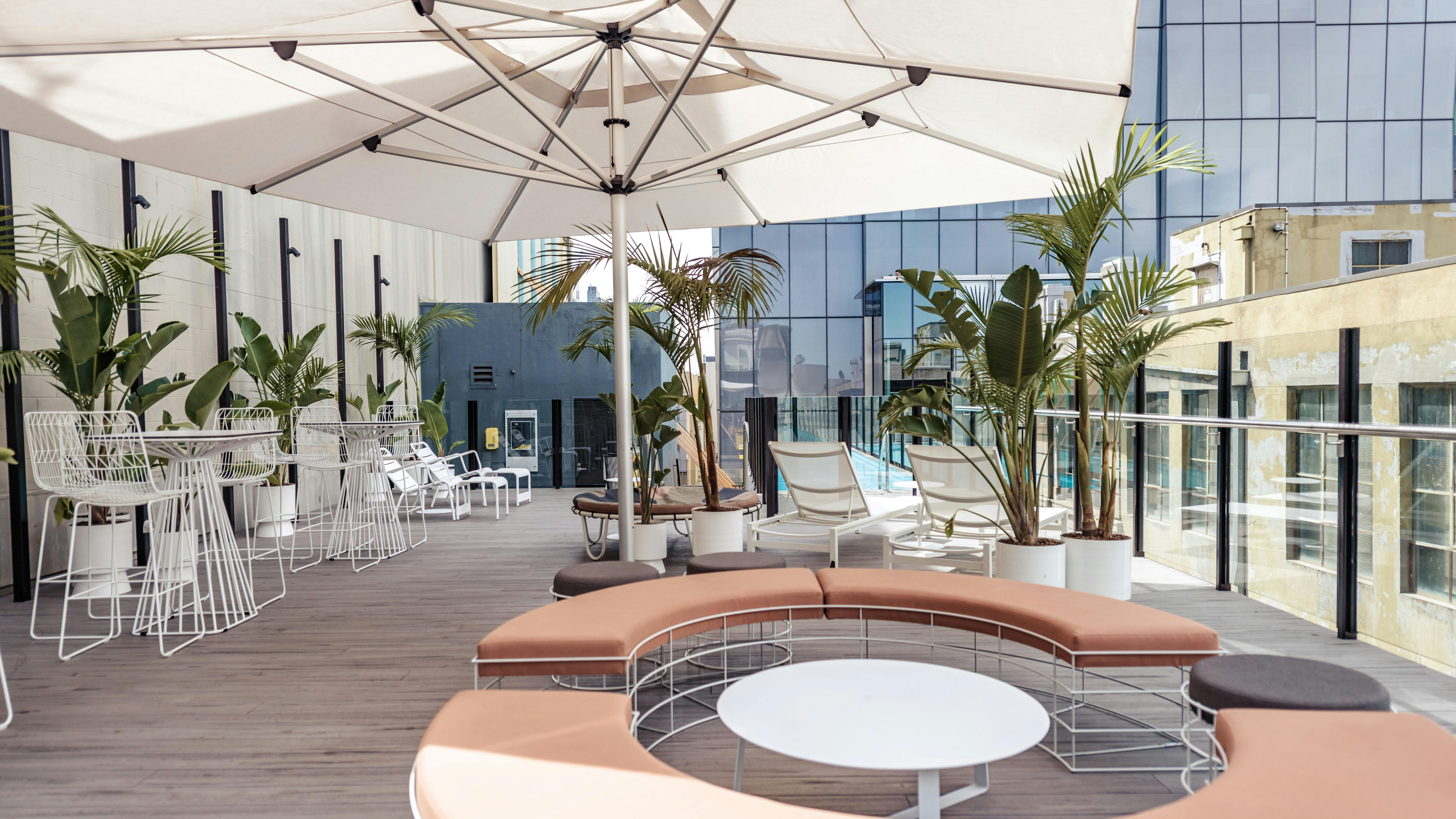 Adelphi Rooftop Pool Deck