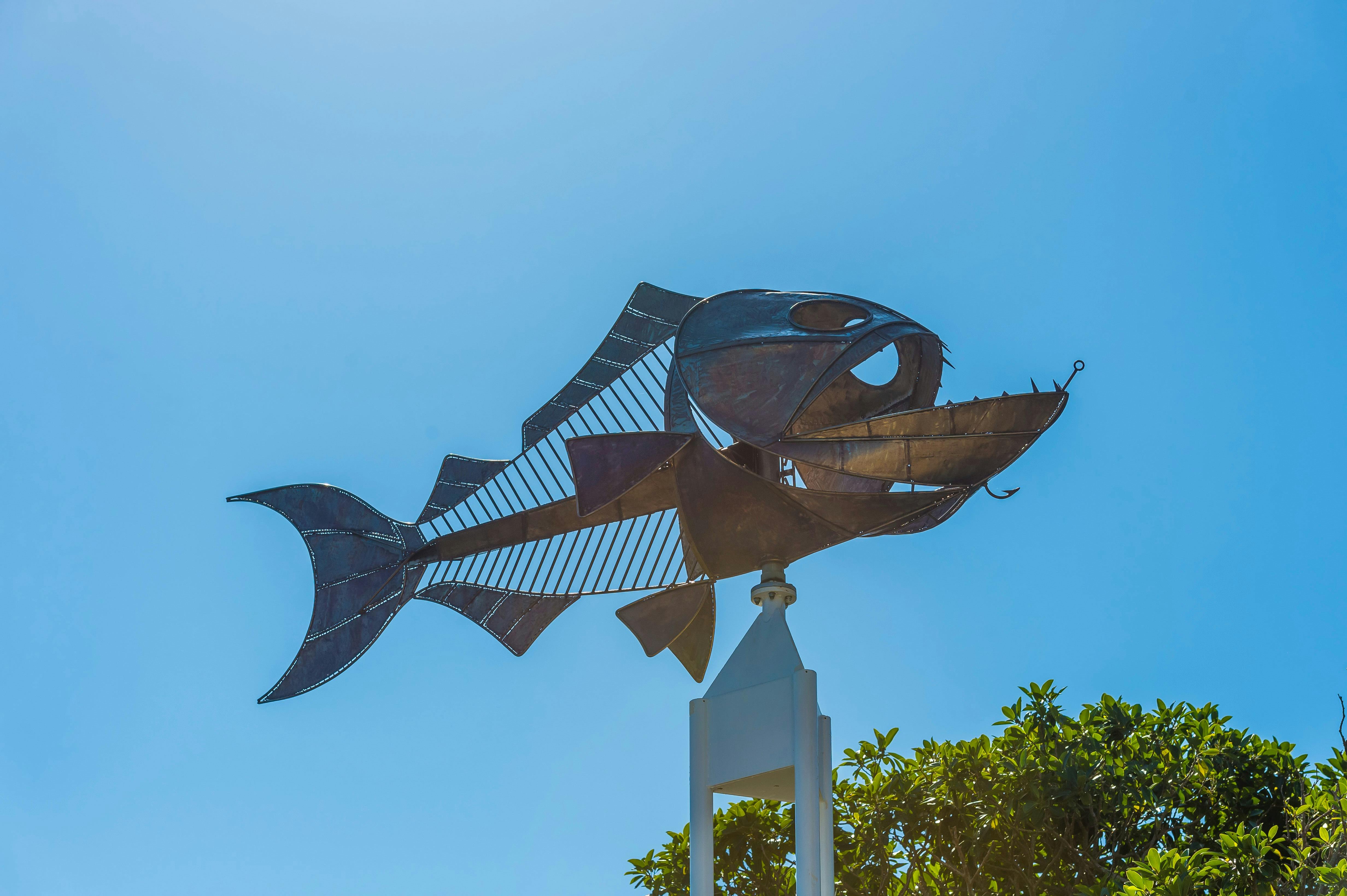 fish sculpture