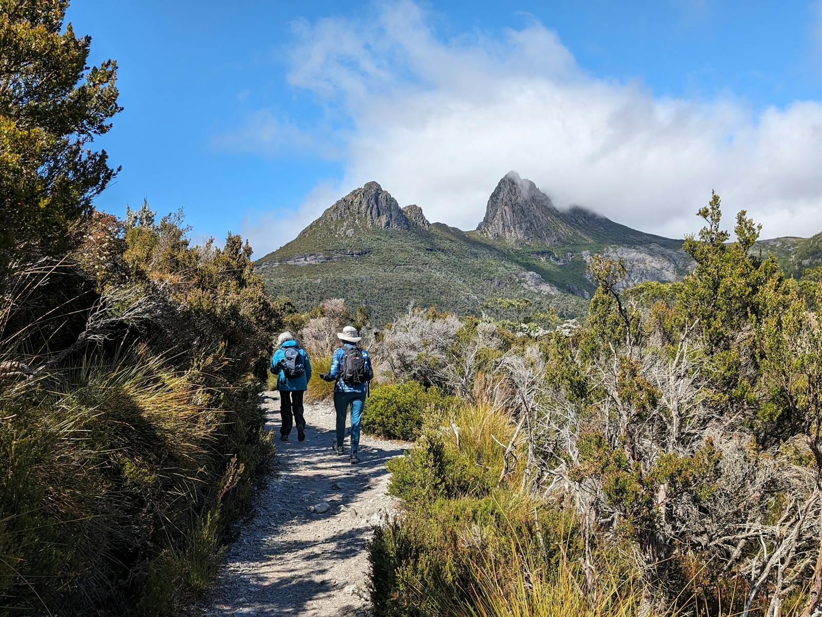 Walking Dove Lake Track at Cradle Mountain