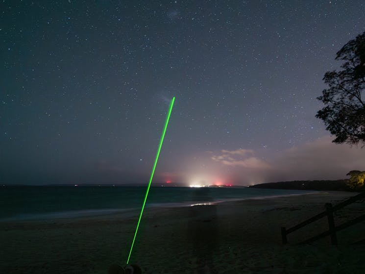 ocean stargazing laser