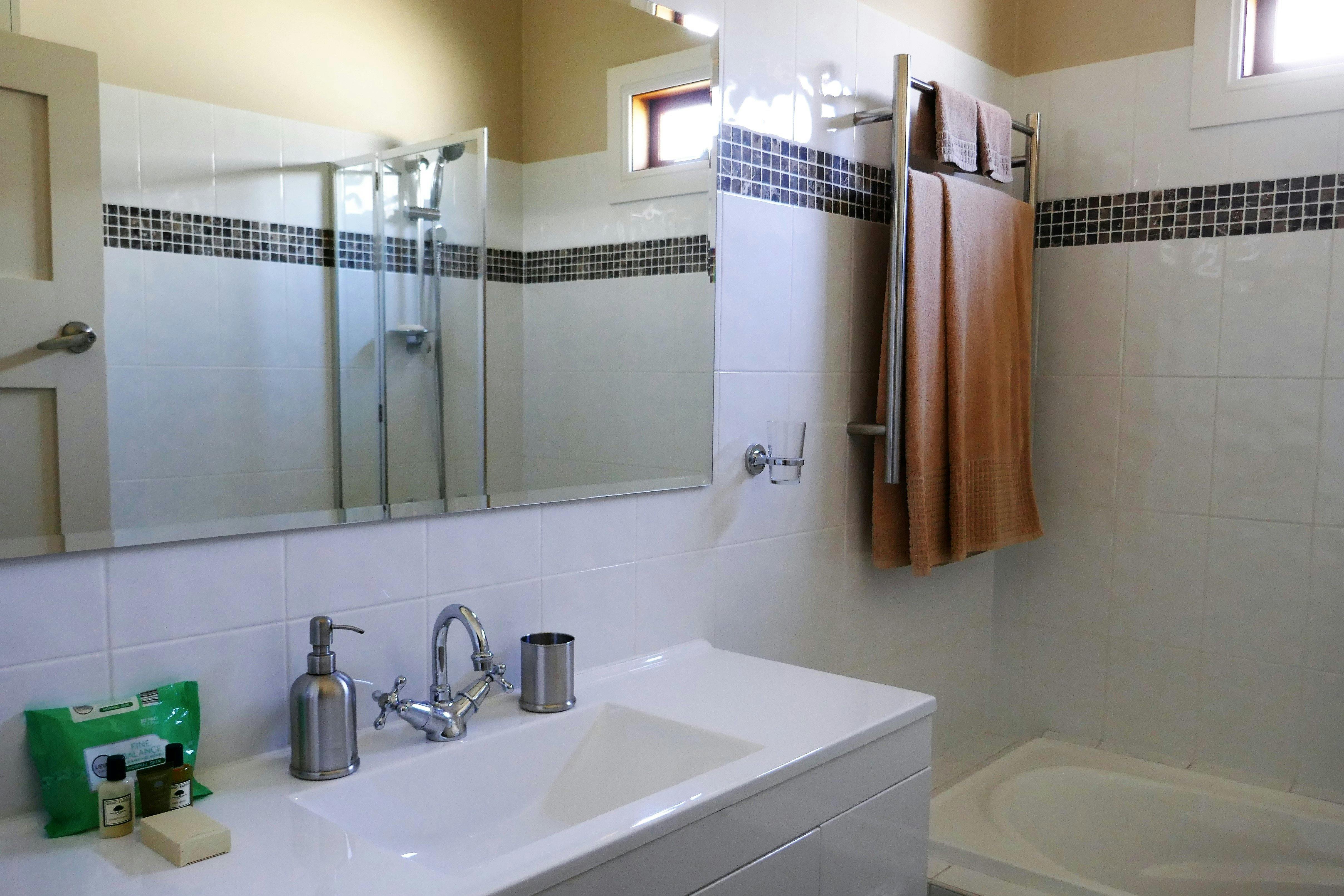 Main Bathroom with bath