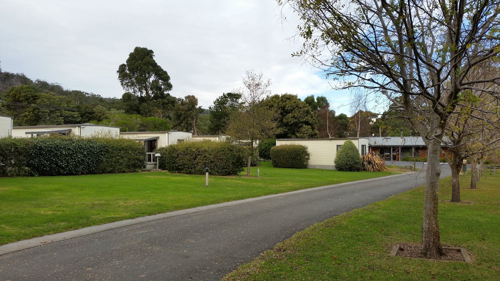 powered sites and cabins