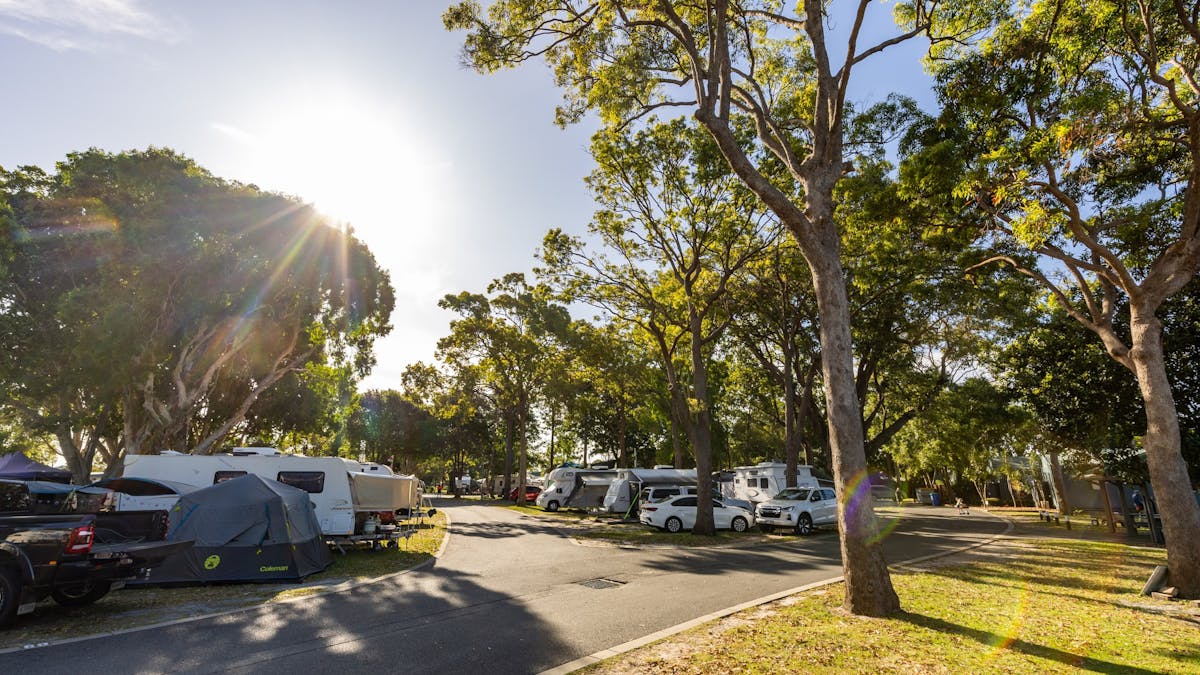 Caravanning at Jacob's Well Tourist Park