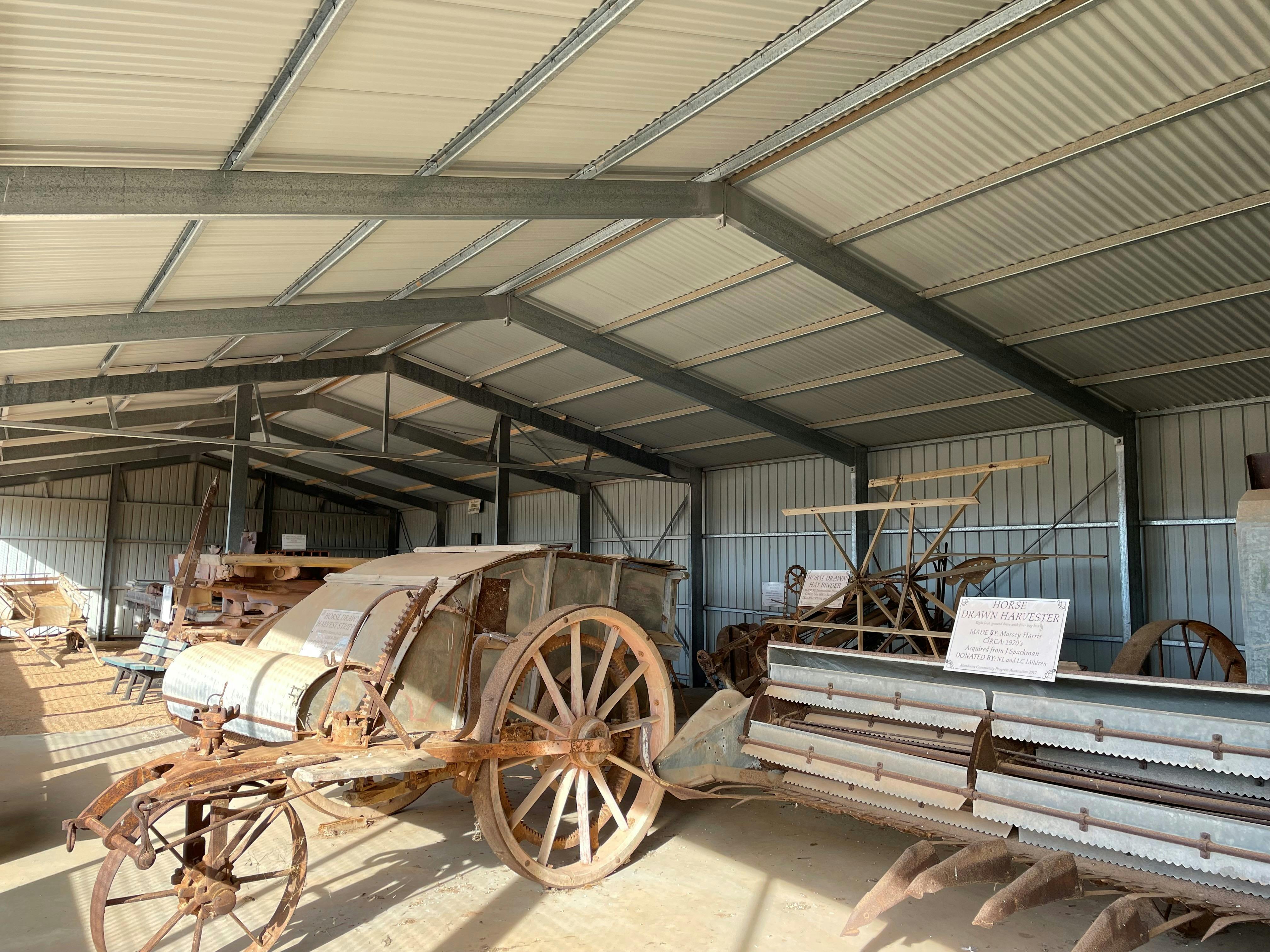 The Mundoora Railway History Shed