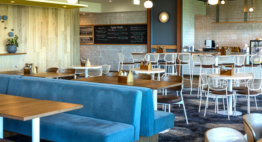 Clubhouse seating space