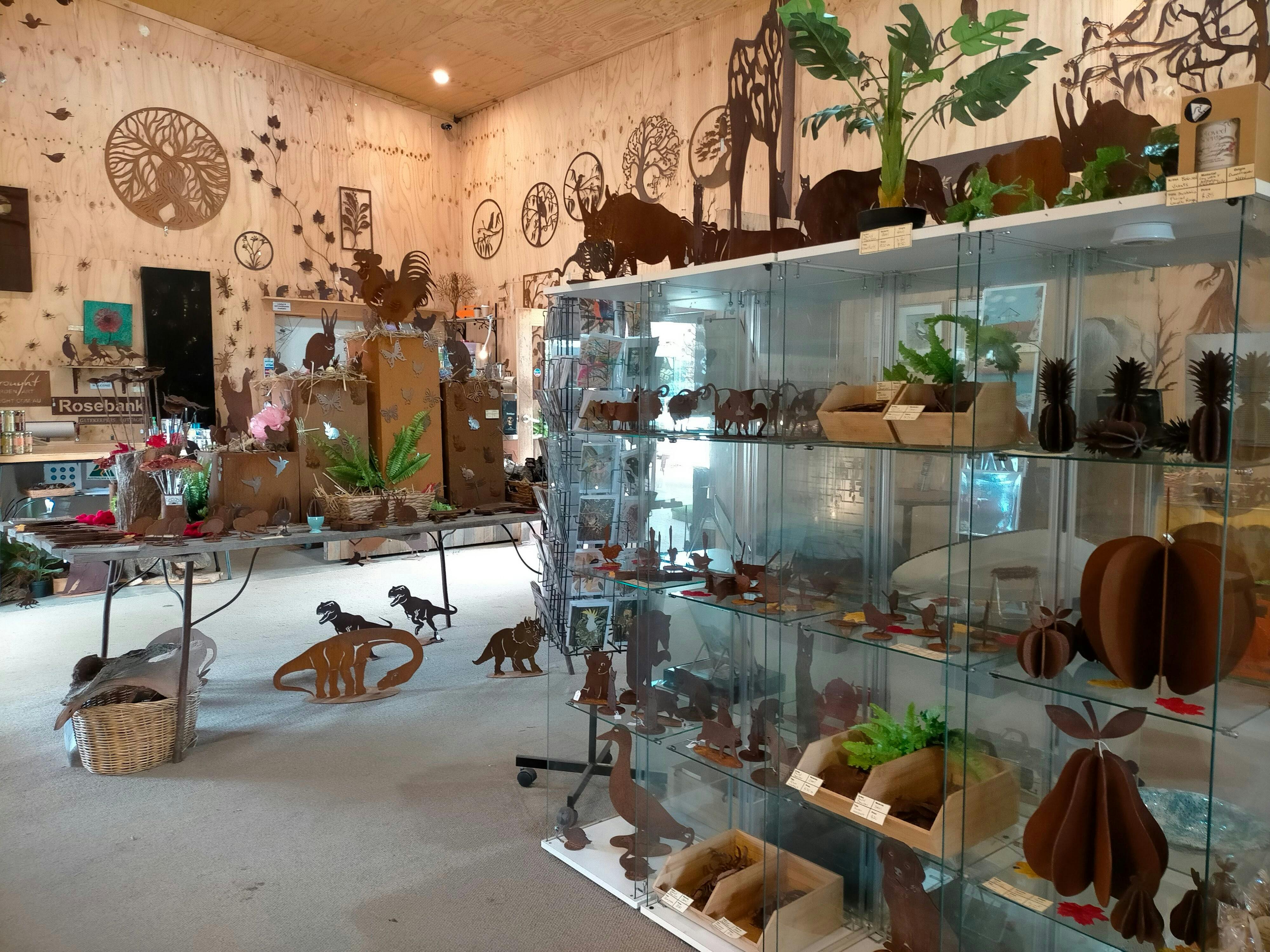 Inside the art gallery