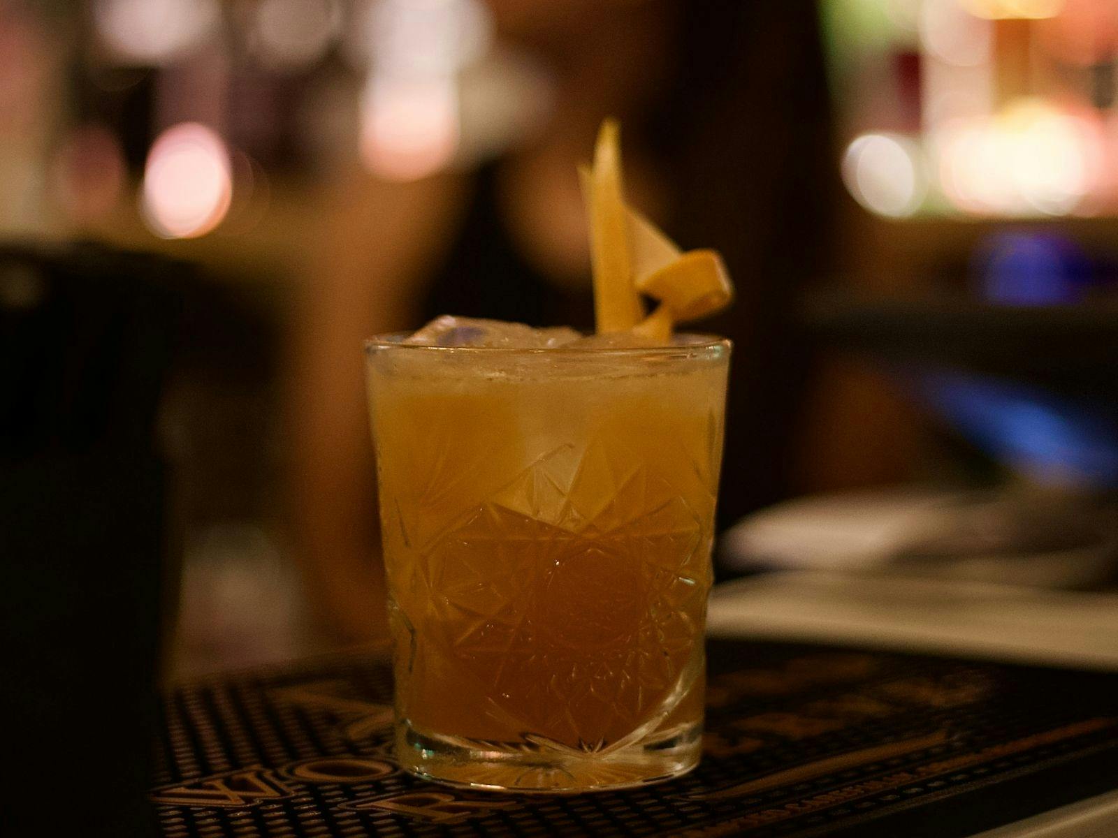 The Philostrate. Chorizo fat washed mezcal, smoked & charred tequila, pineapple vinegar & much more!
