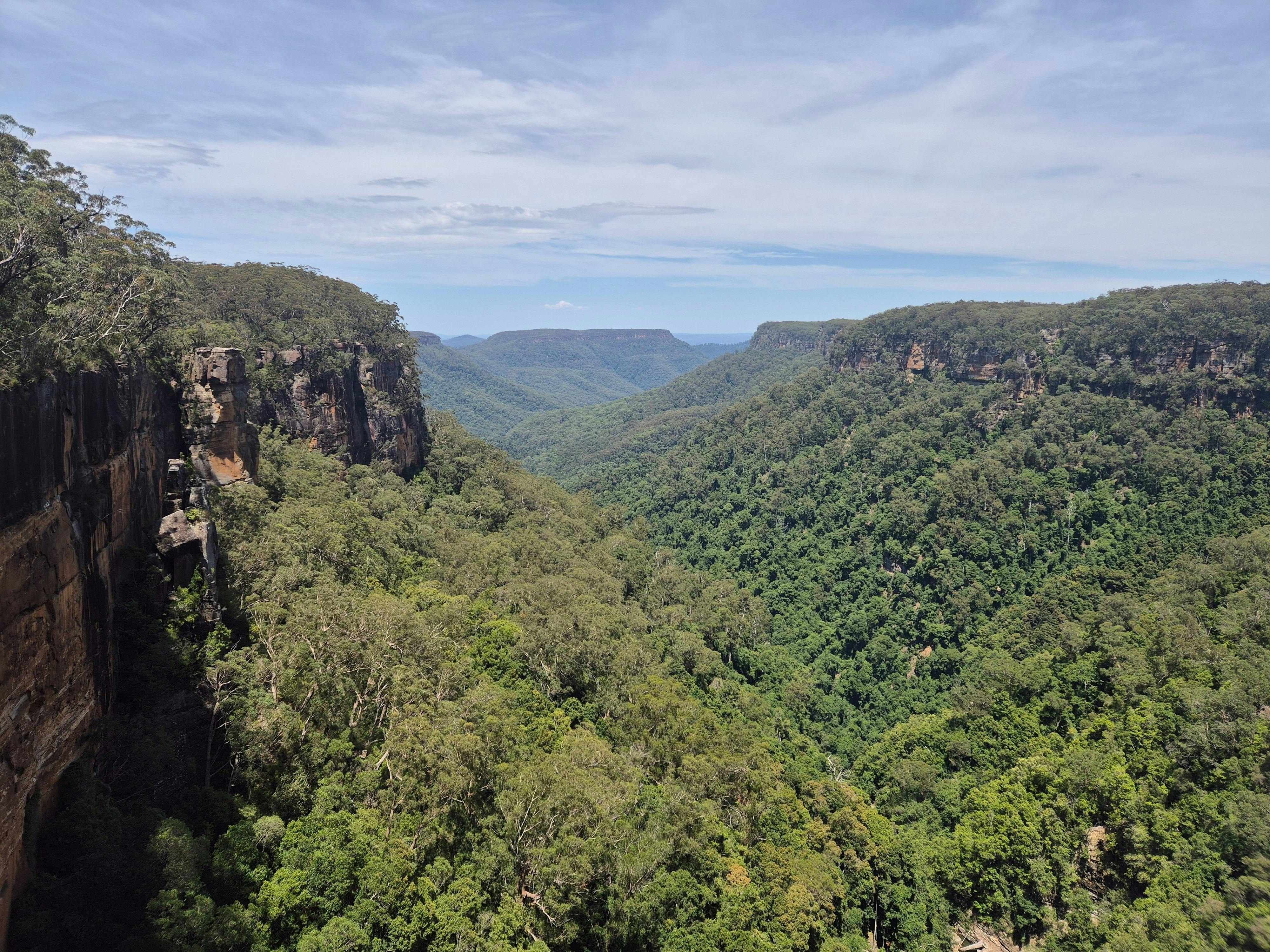 View from Fitzroy Falls Lookout