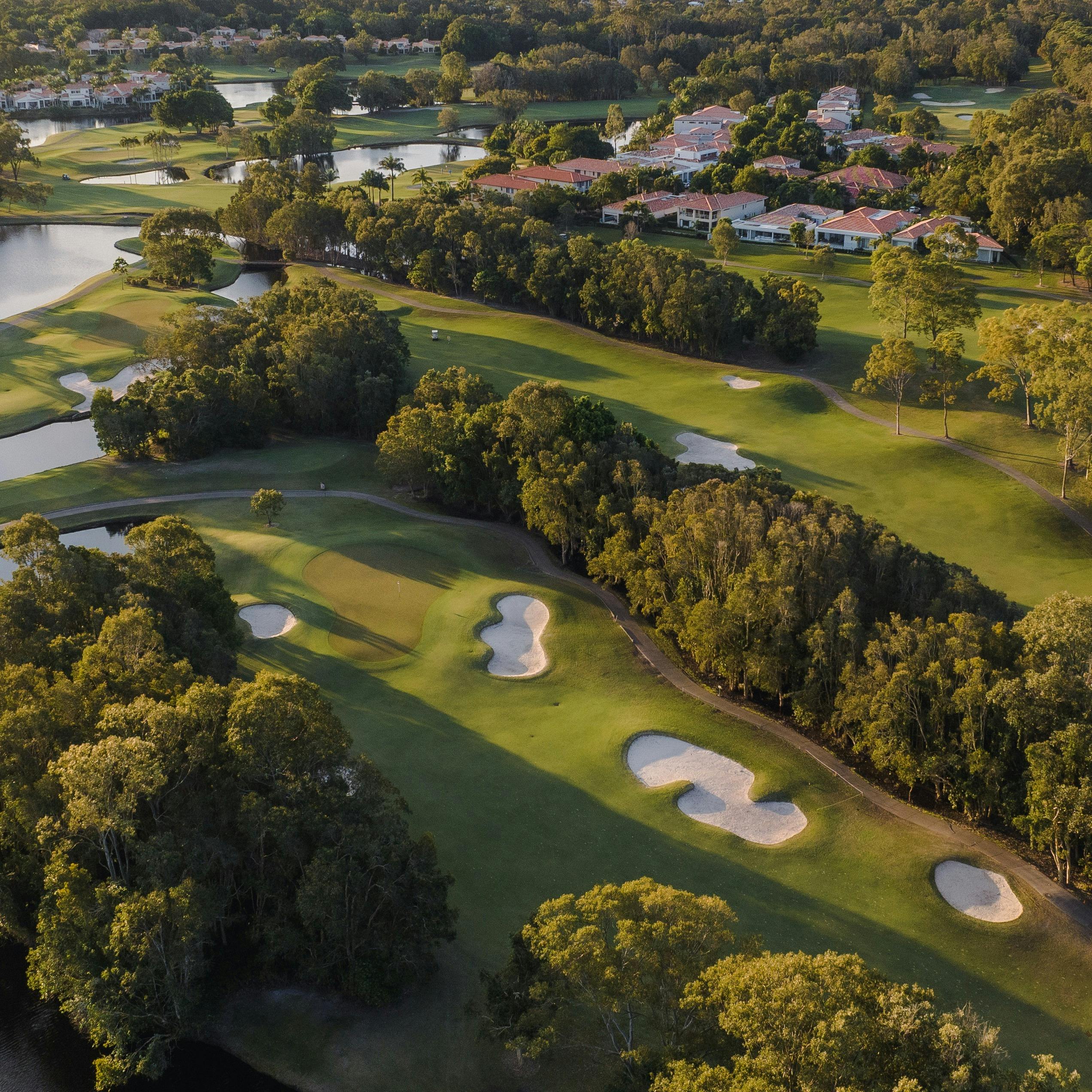 Enjoy views over the course