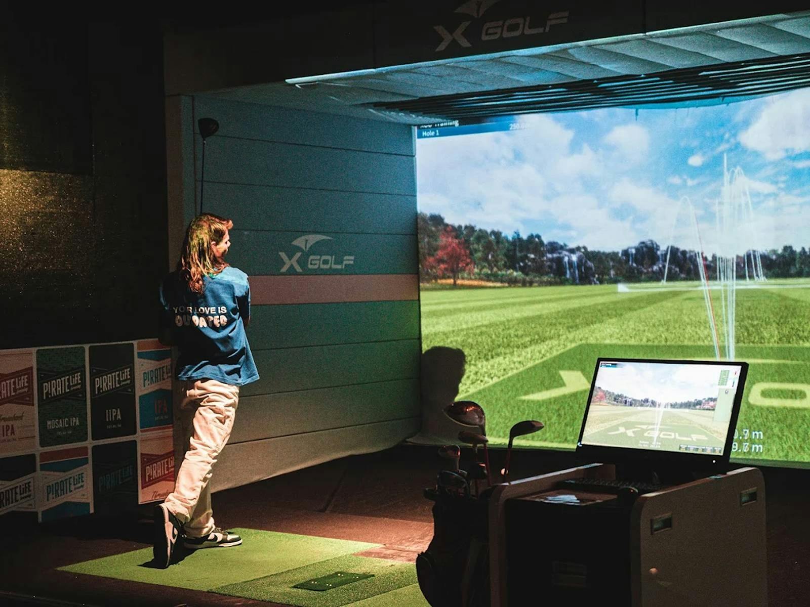 Indoor Golf at X-Golf Rockhampton