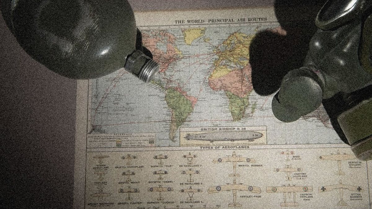 Fox in a Box Brisbane Cold War Bunker Map and Respirator