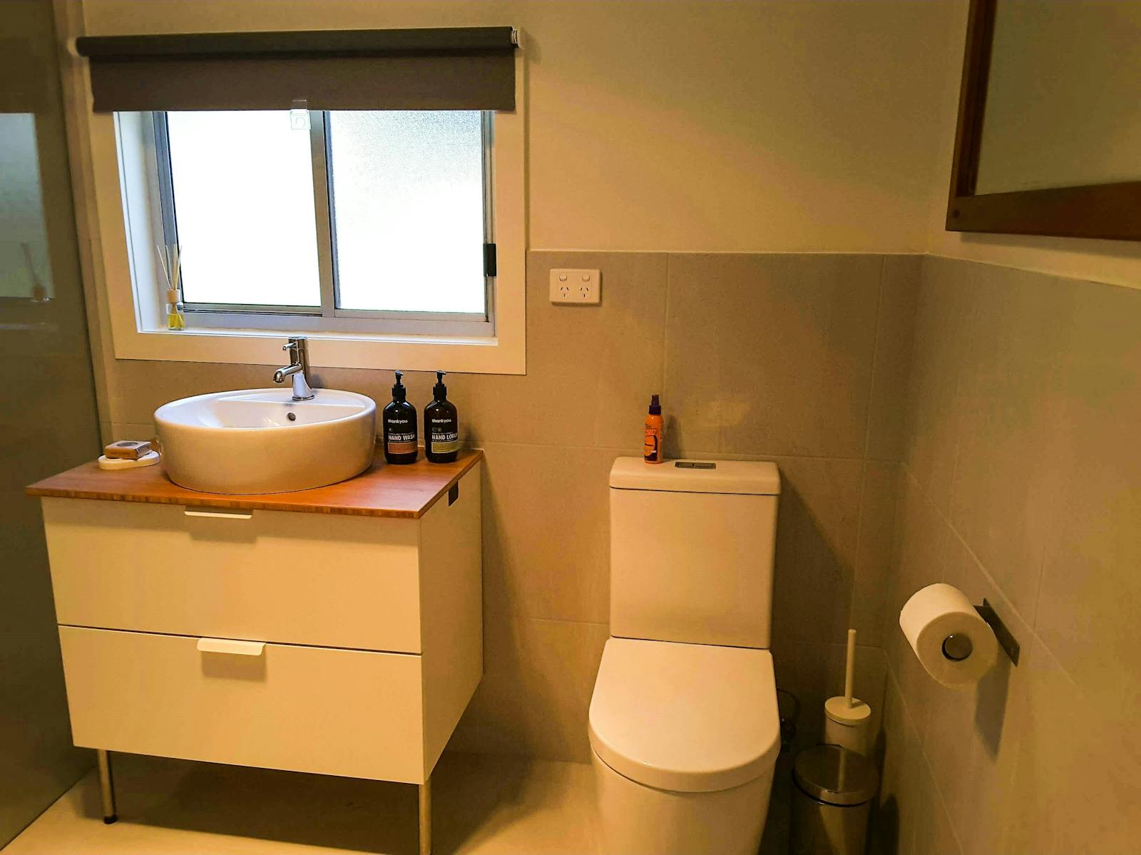 Renovated bathroom