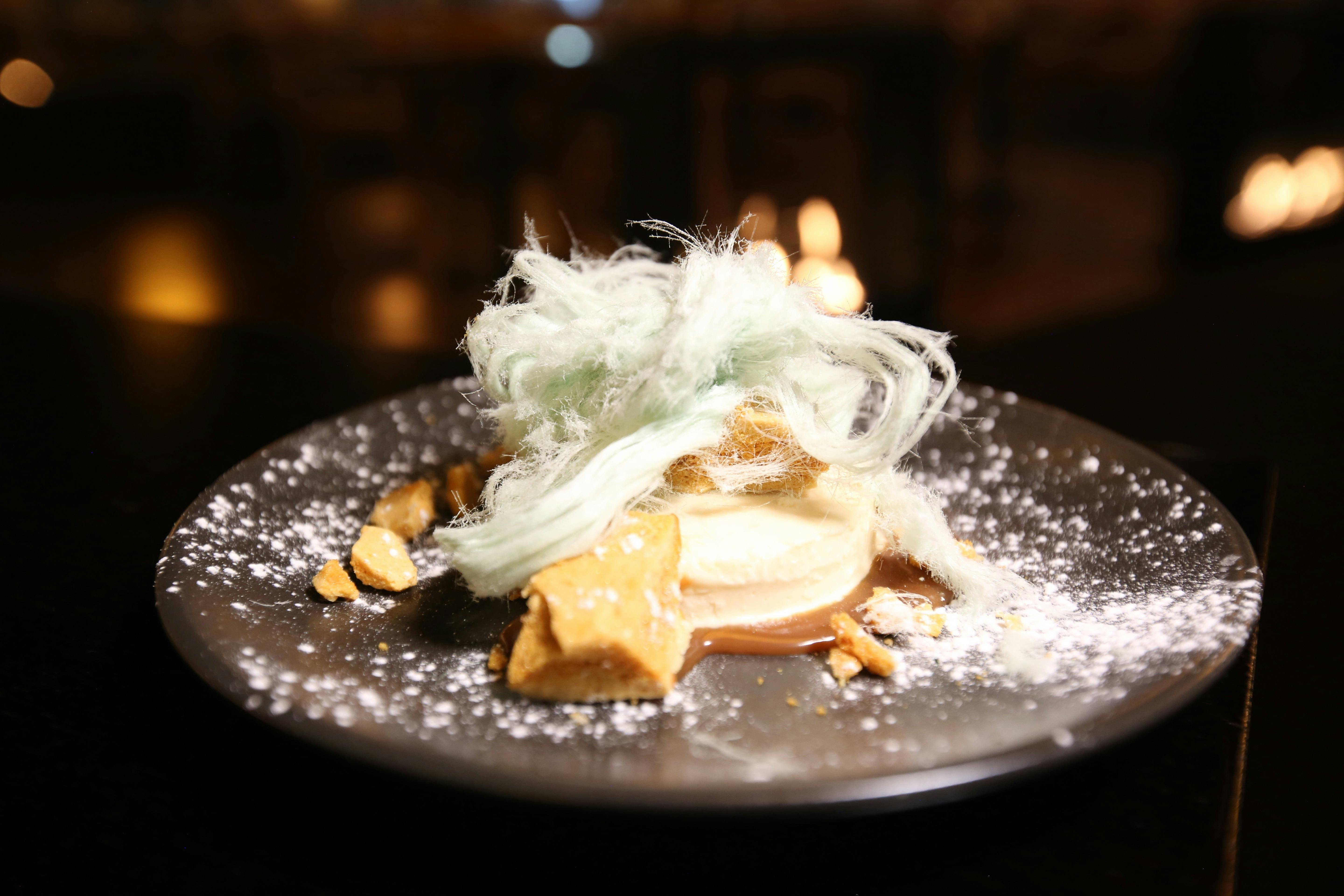 White Chocolate & Hazelnut Parfait - available for Lunch or Dinner