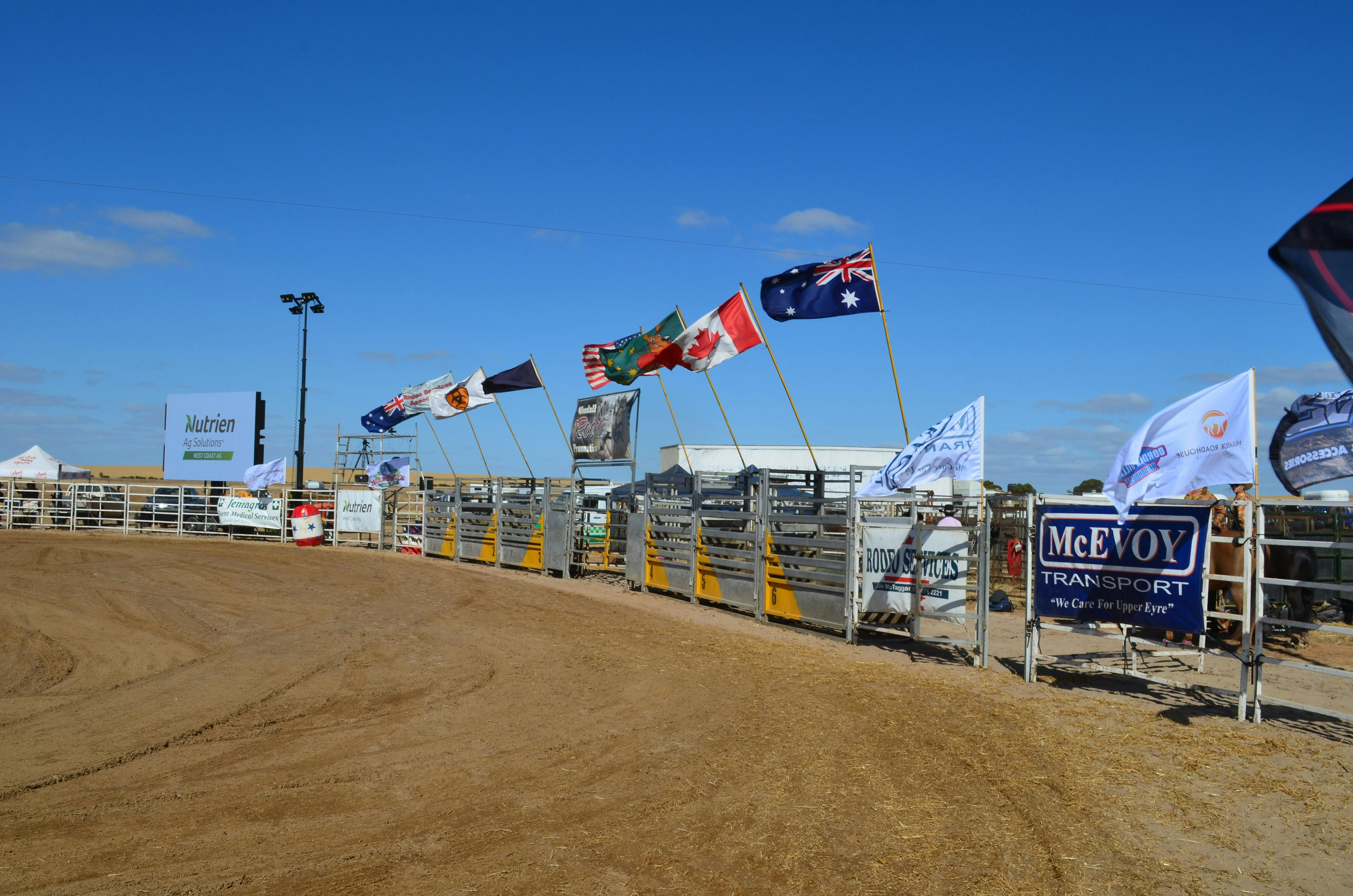 Flying the flags