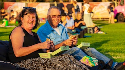 sunset cinema, outdoor cinema, openair cinema, movies, Canberra, Australian National Botanic Gardens
