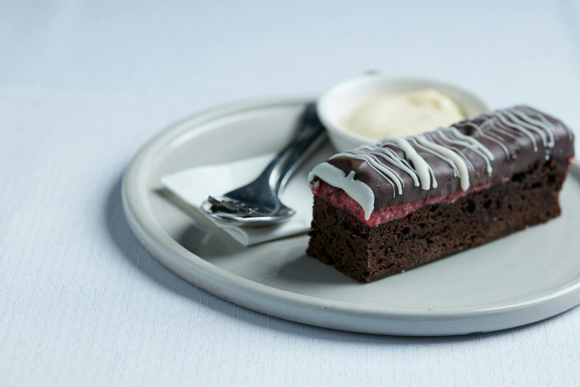 Cherry Ripe Brownie