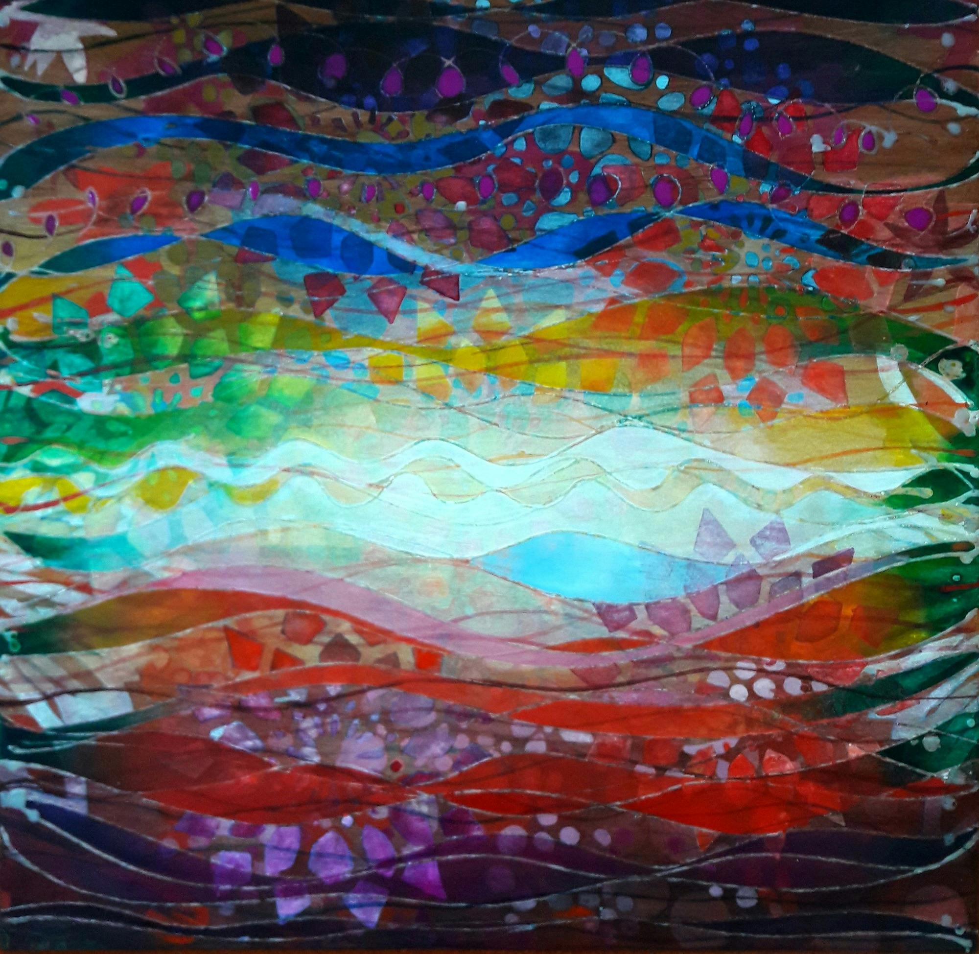 'Landscape' 60,5x61,5 cm 2019