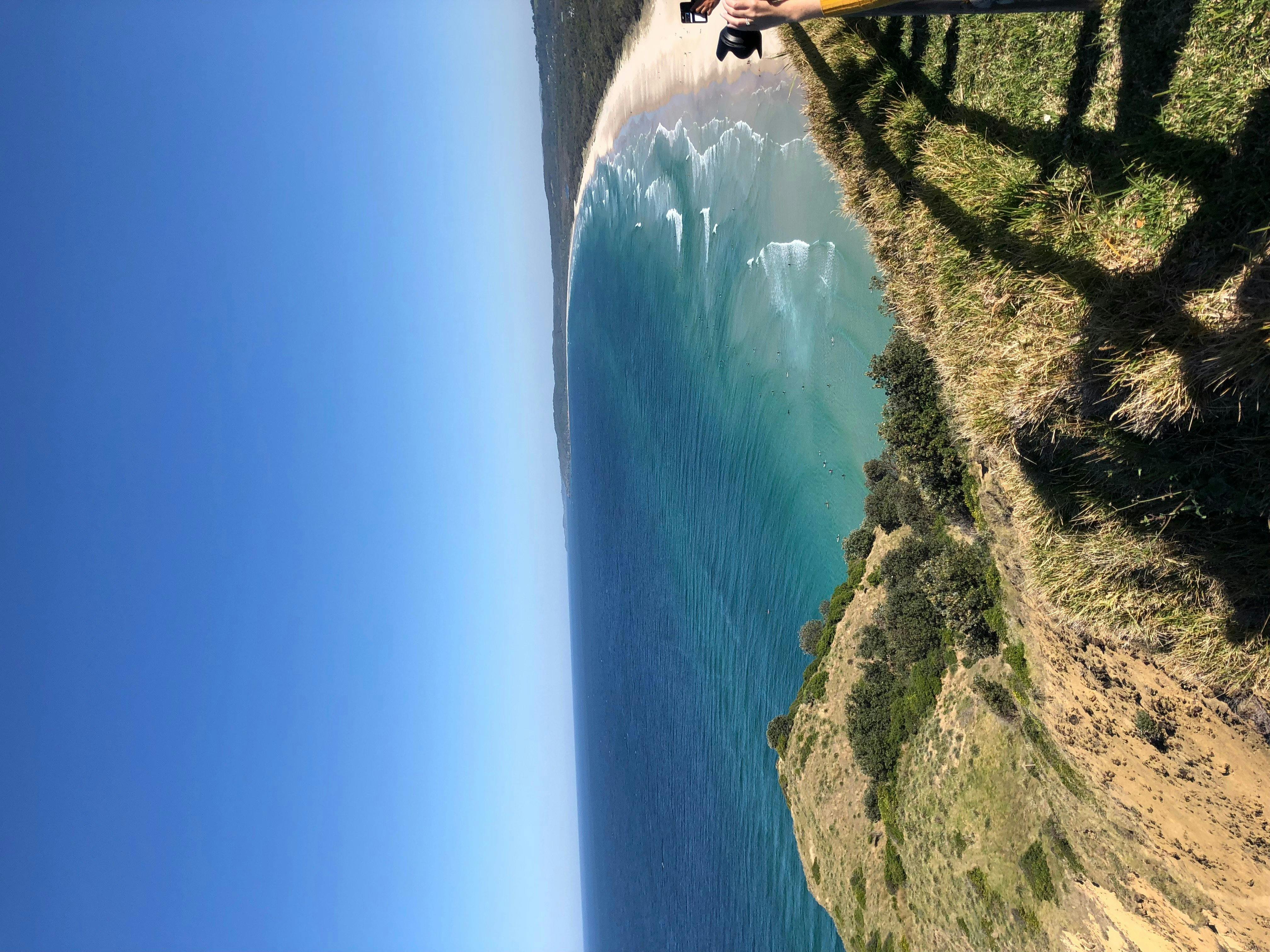 Visit Byron Bay lighthouse and enjoy the spectacular view south of Tallows Beach.