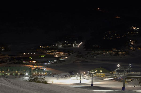 Night Skiing and Snowboarding