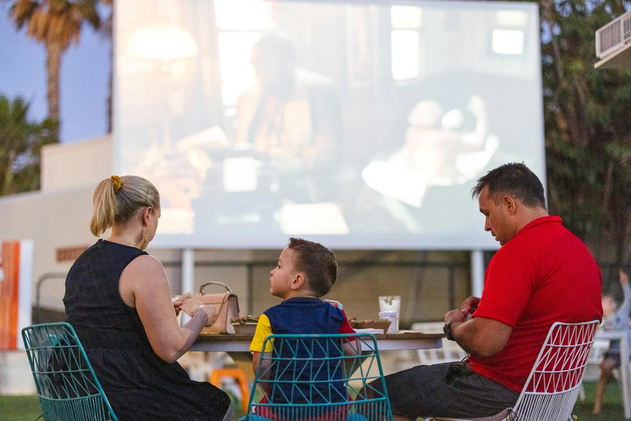 Free Family Movie at Sunset