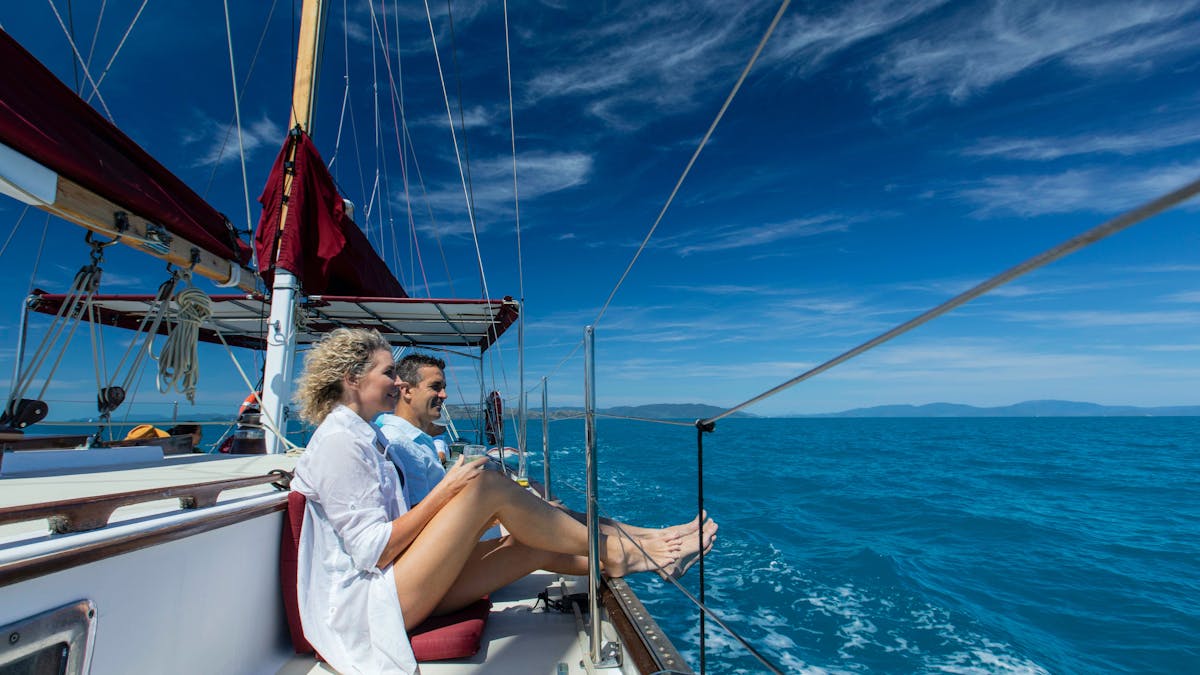 Lady Enid Adults Only Sailing Tours from Airlie Beach, with Ocean Roads Whitsundays