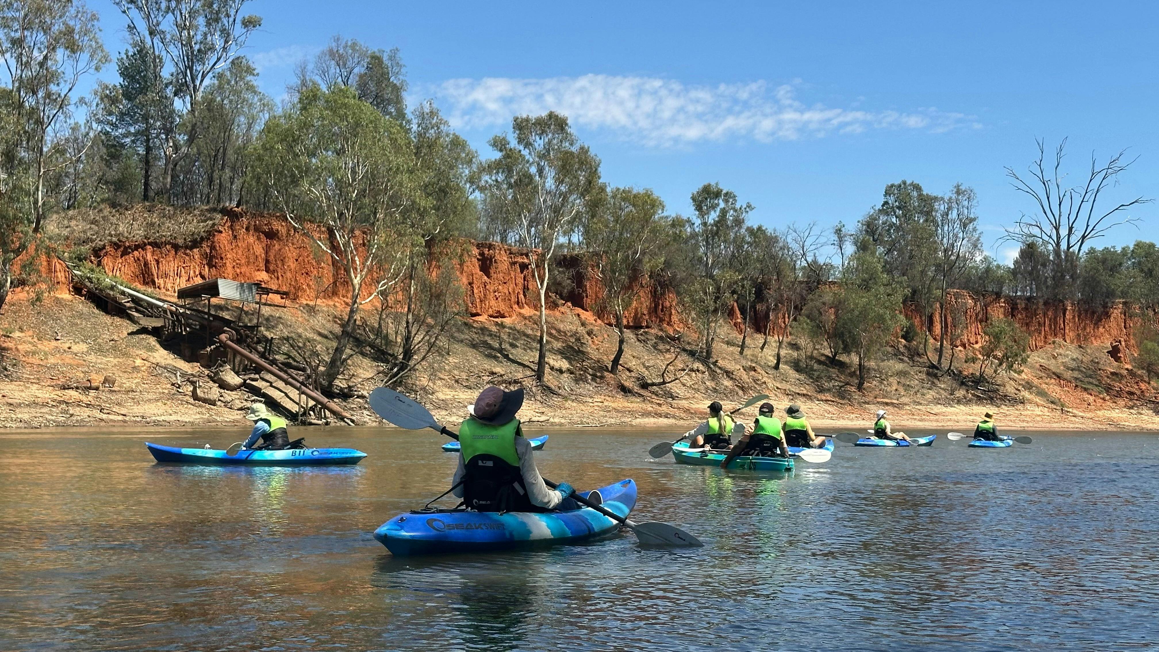 Friends enjoying a day on the Murrumbidgee River Koala Spotting