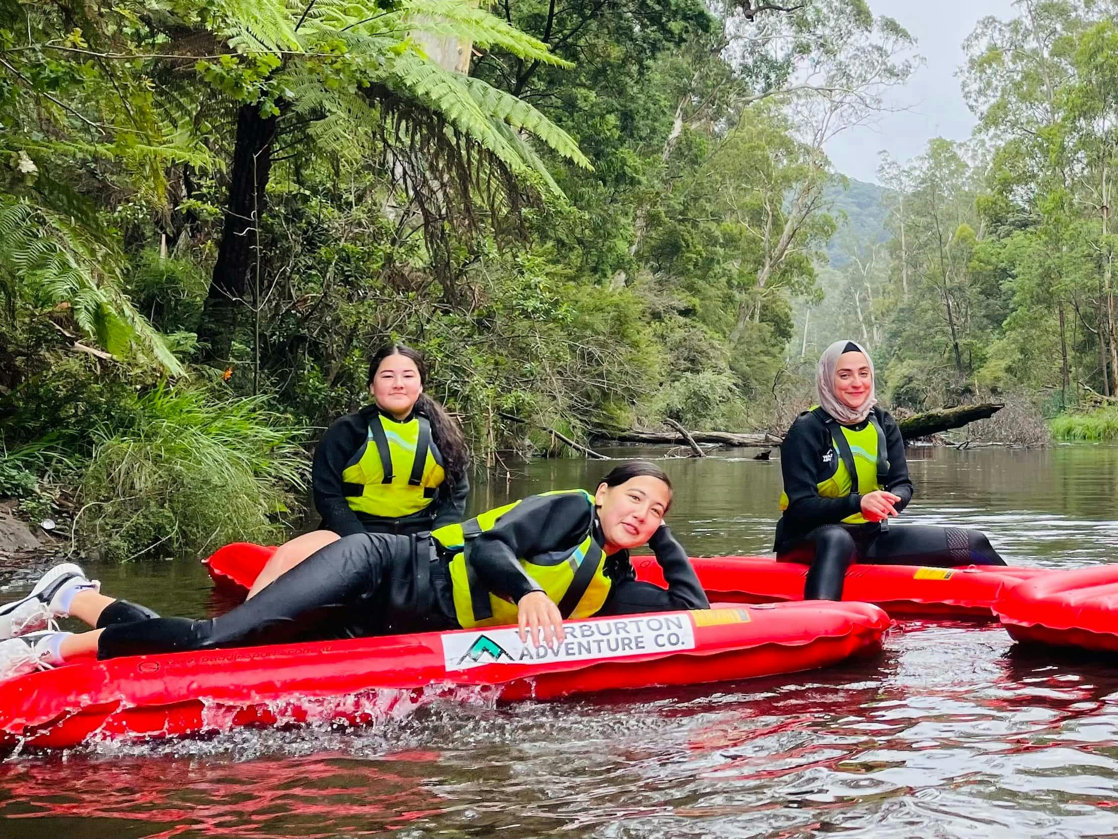 Jump on a river sled and get up close to nature