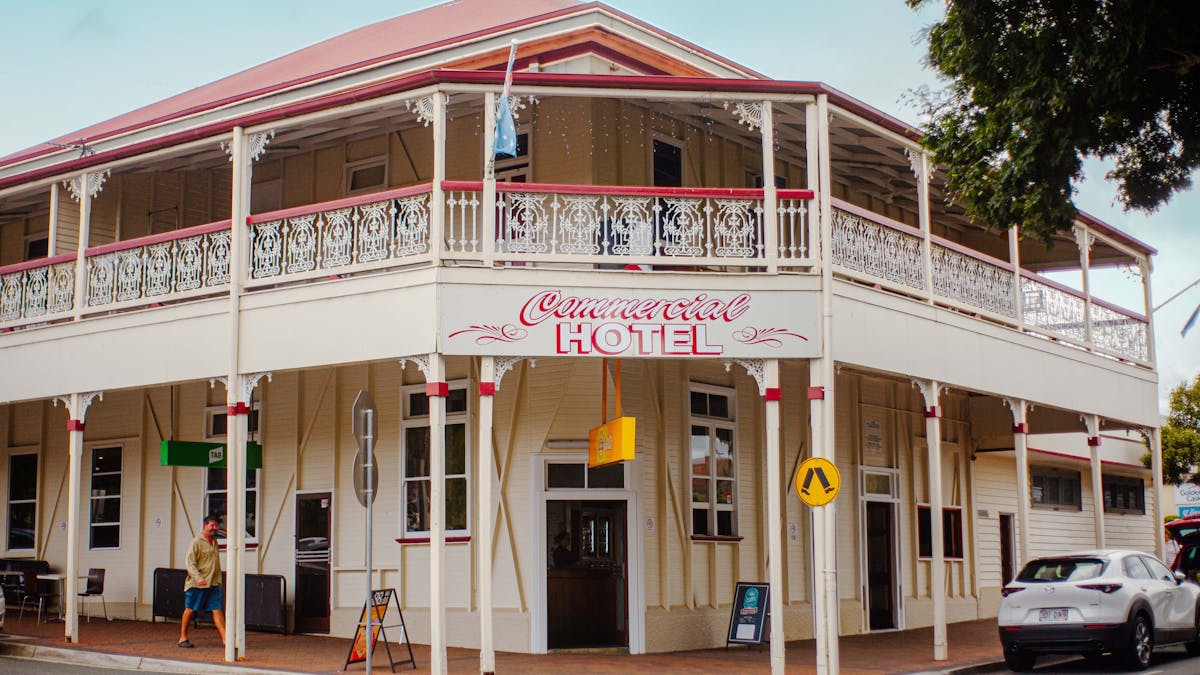 Front of venue
