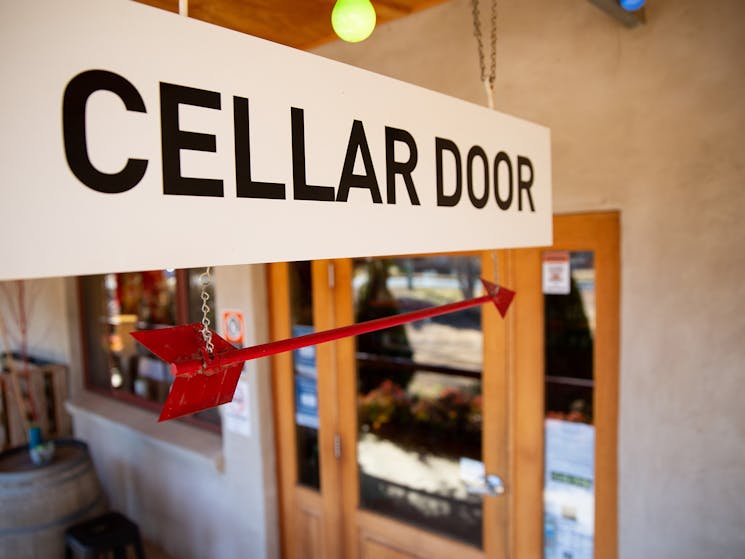 Cellar Door sign