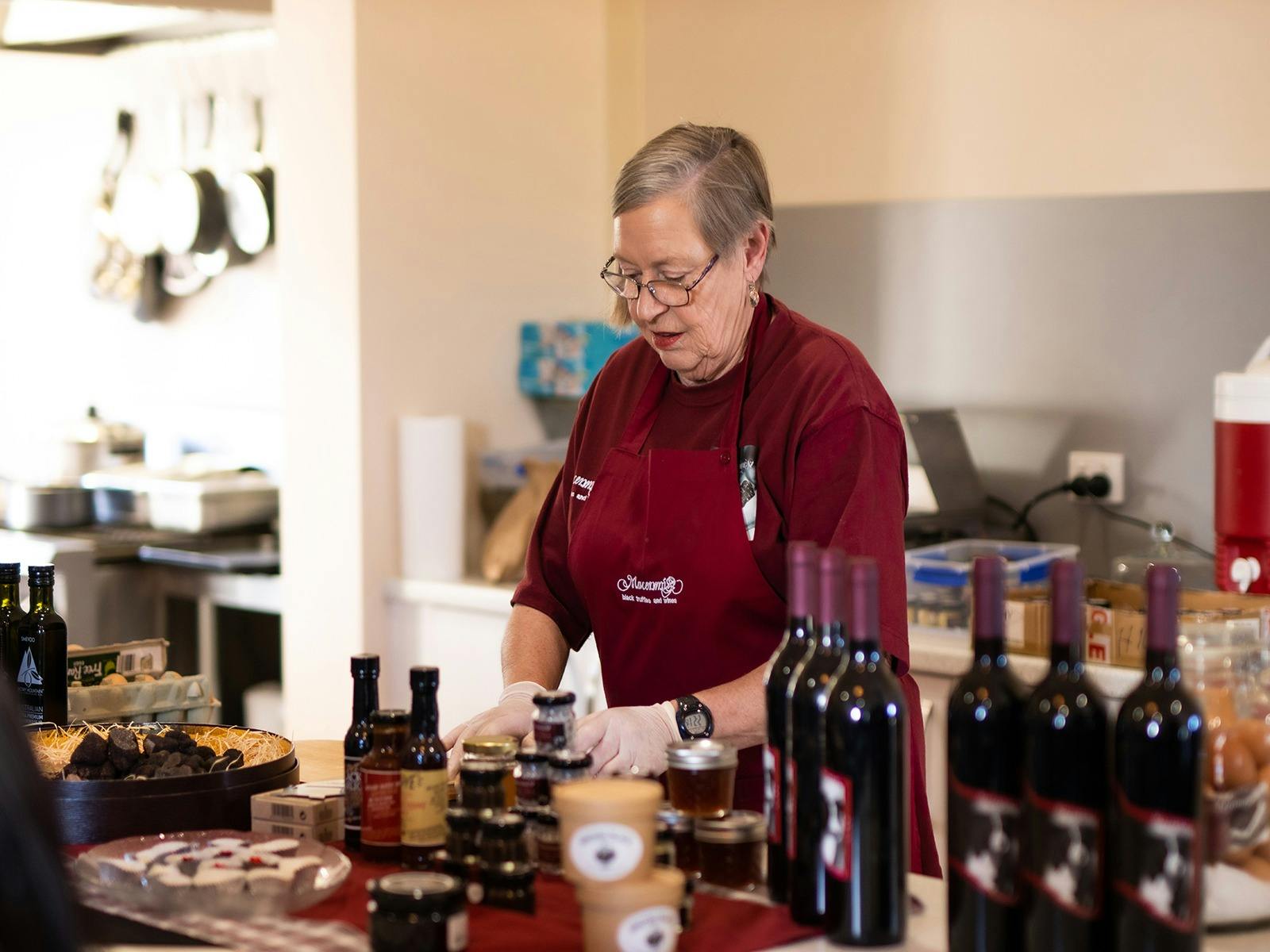 Shopping for truffles plus local produce