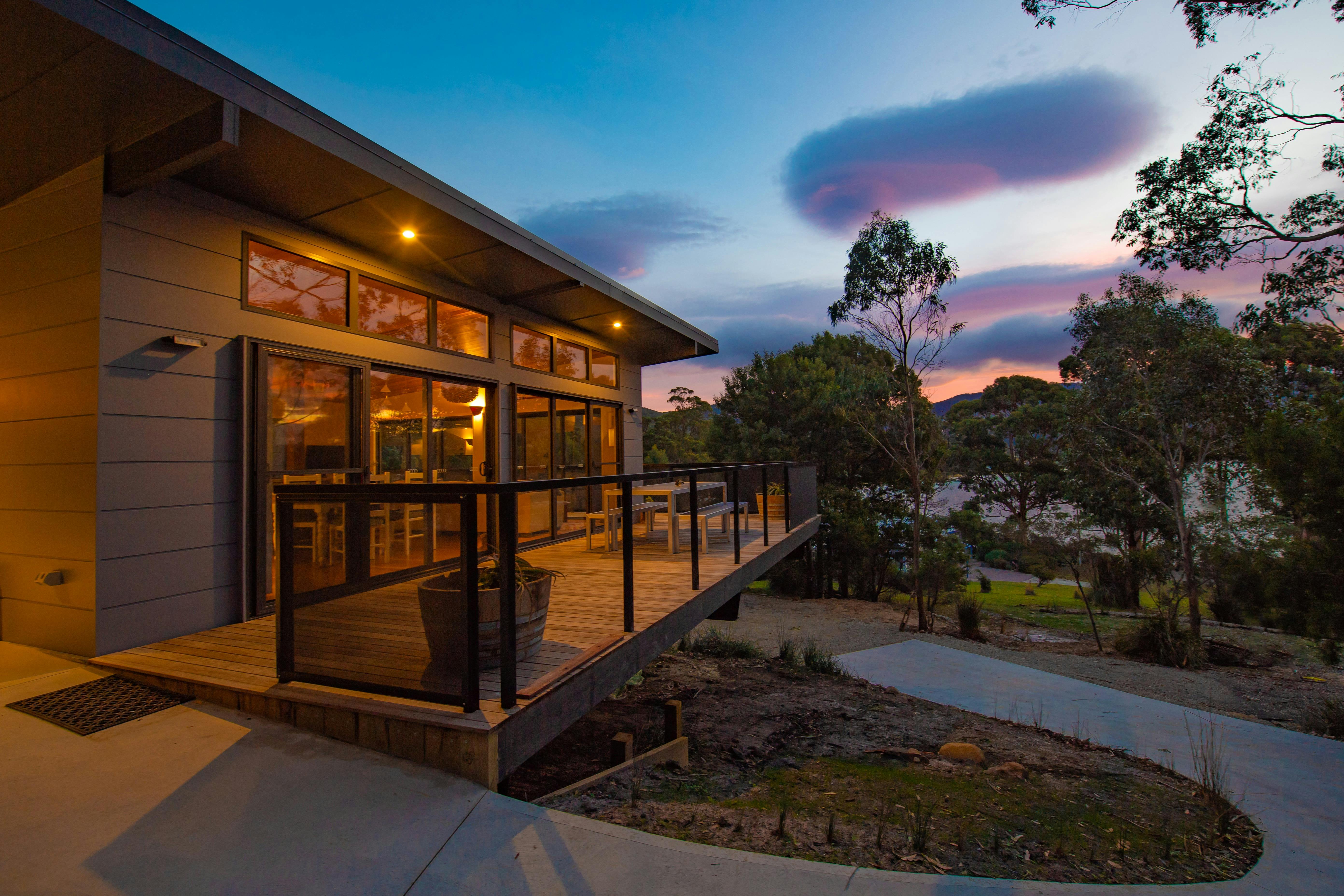 Sunsets over Adventure Bay