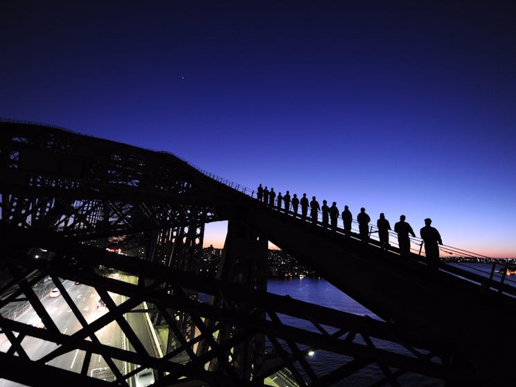 Climb the iconic Sydney Harbour Bridge at Dawn