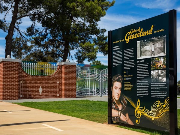 Gates of Graceland at Parkes