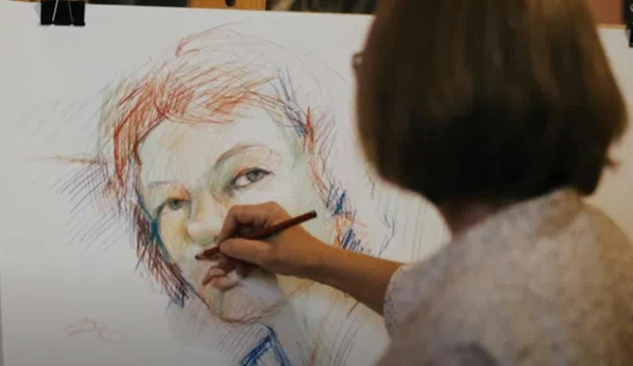 Drawing Portraits with Artists Ileana Clarke