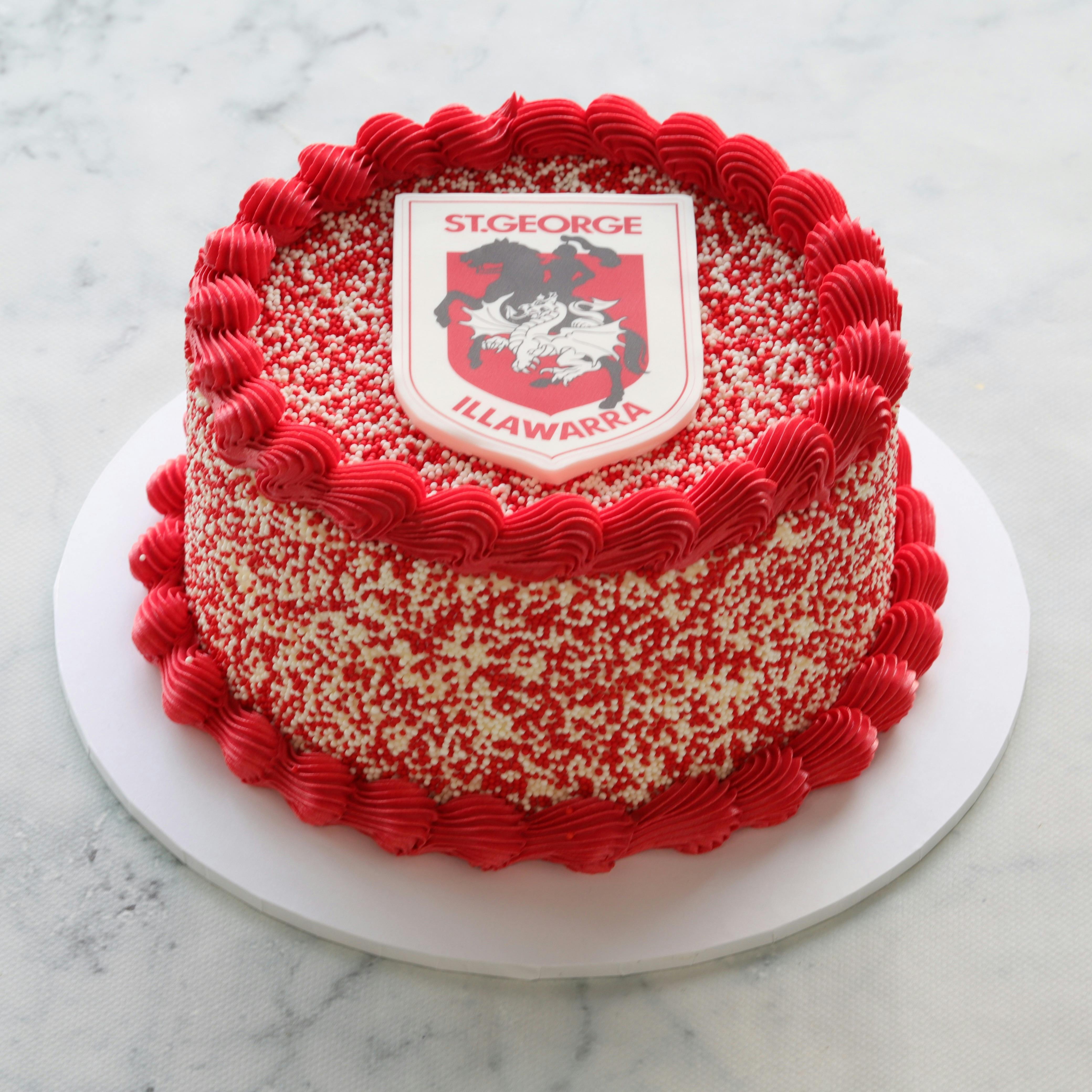 St George Dragons Cake Sydney