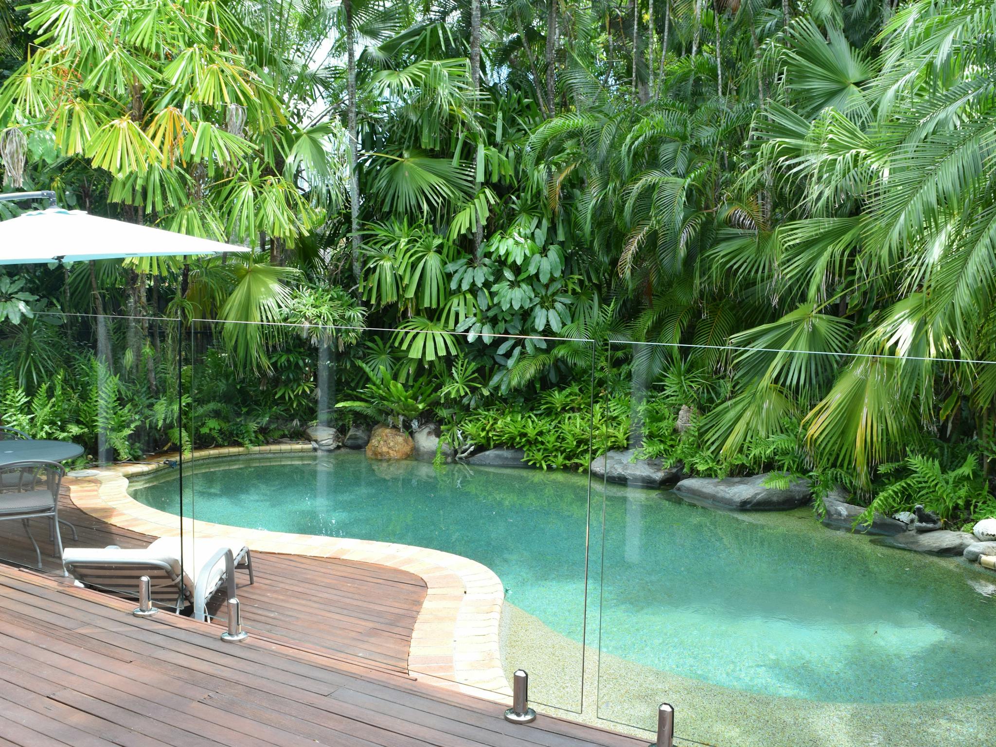 Ionized heated swimming pool. Ionized heated swimming pool.