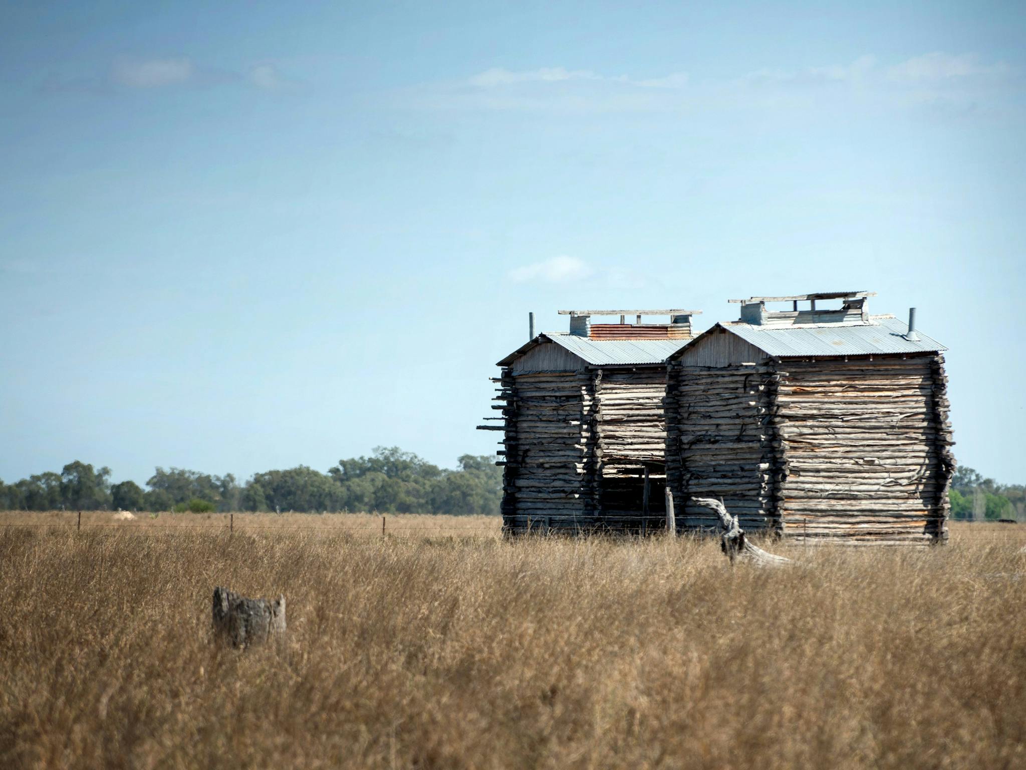 Tobacco Barns. Texas