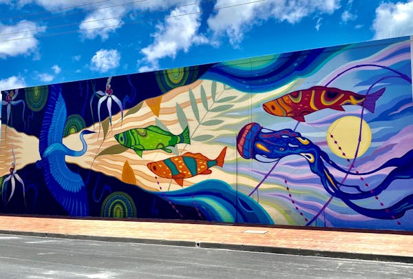 Wind Dance - Augmented Reality Mural