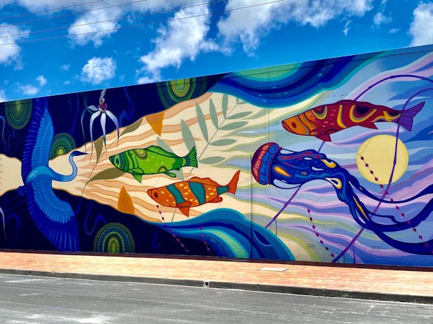 Wind Dance - Augmented Reality Mural