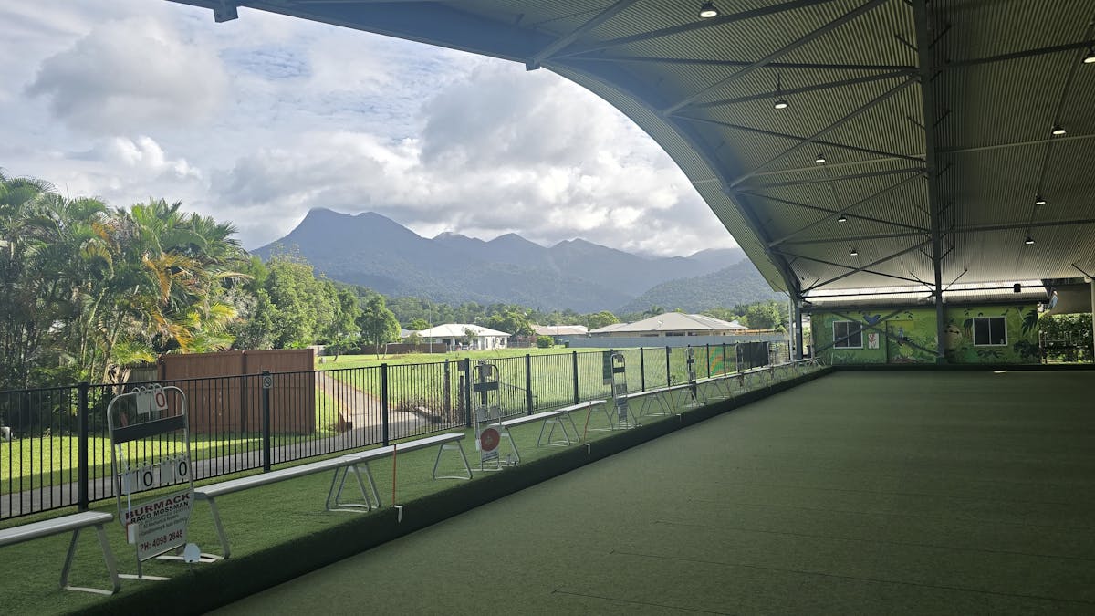 Undercover bowls area