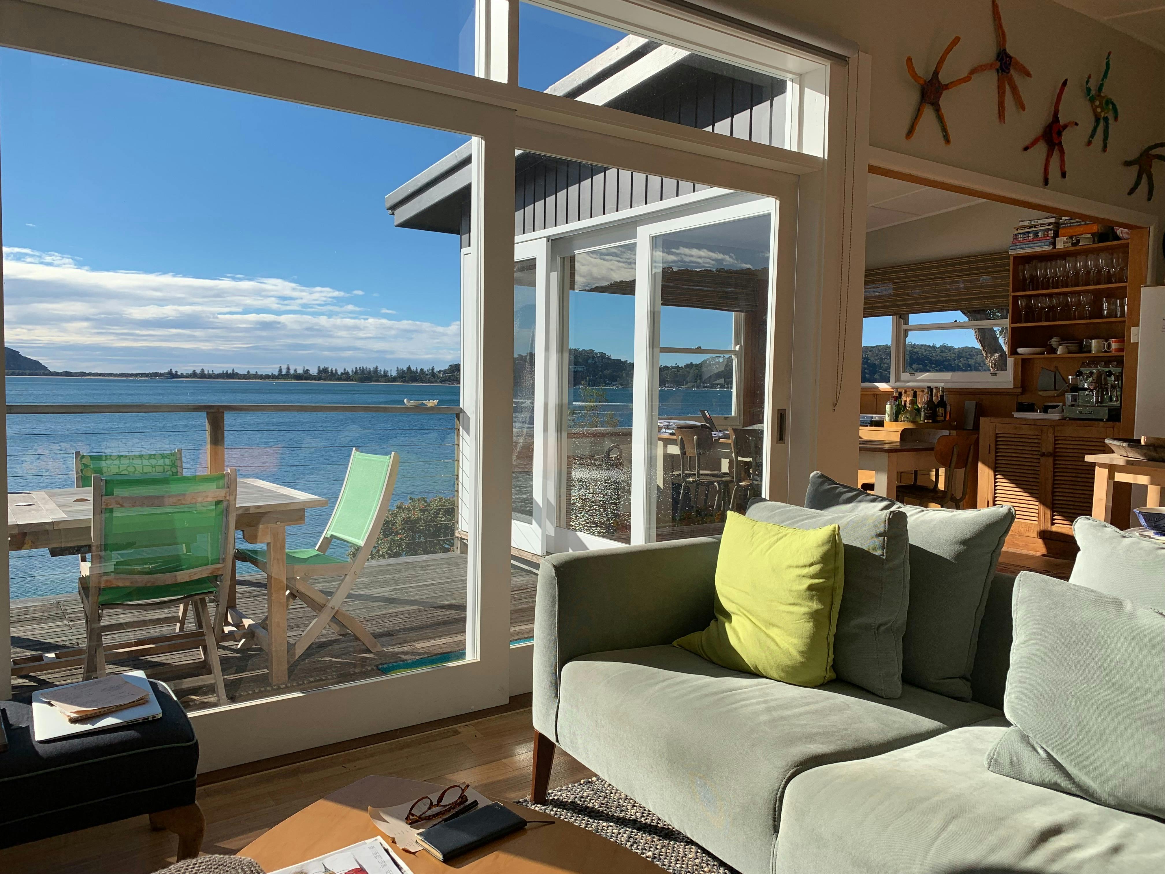 The view from the main lounge