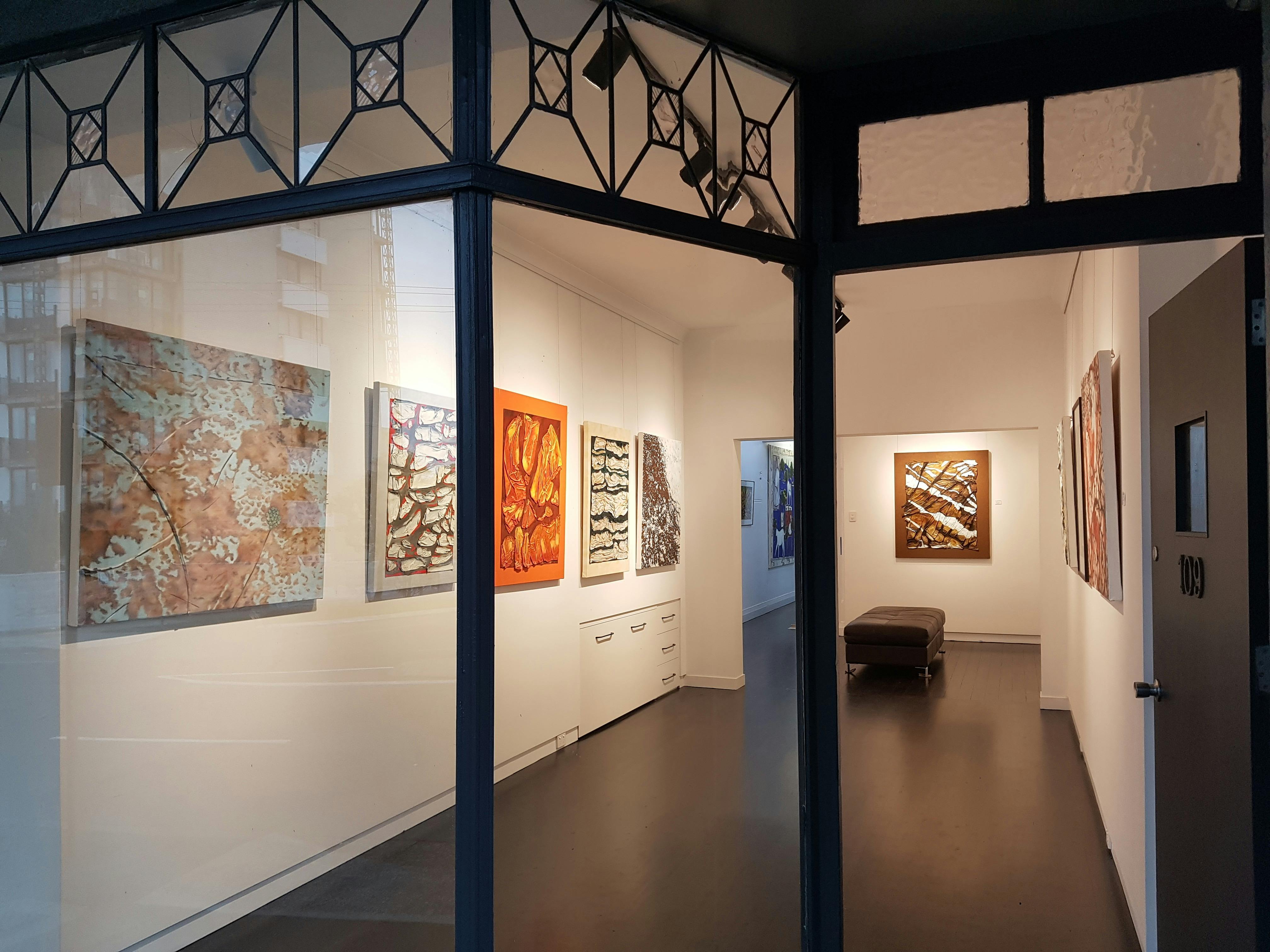 Galley space viewed from entry