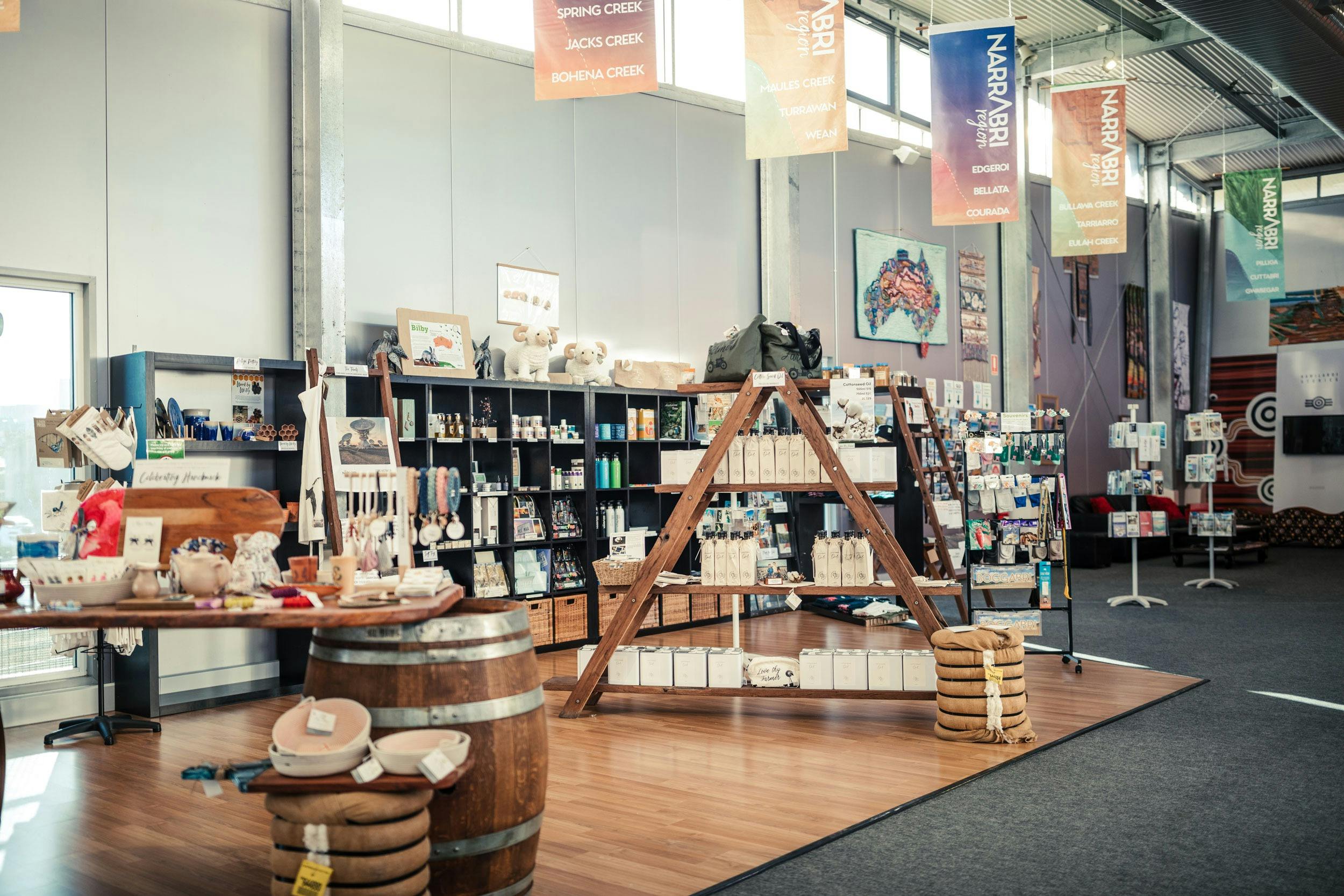 Gift Shop within Narrabri Region Visitor Information Centre