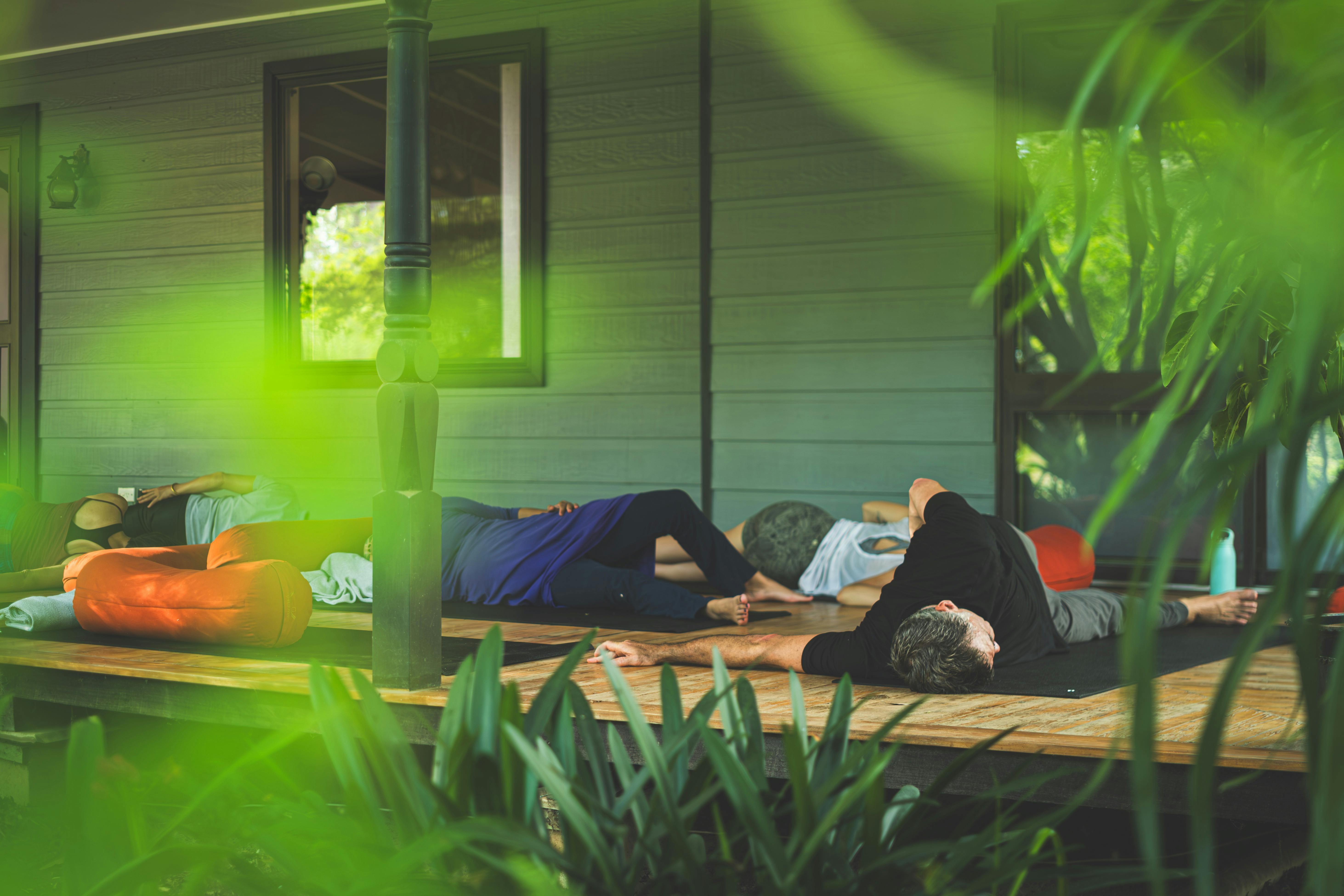 Yoga on the Deck