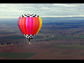 Floating above Canowindra countryside
