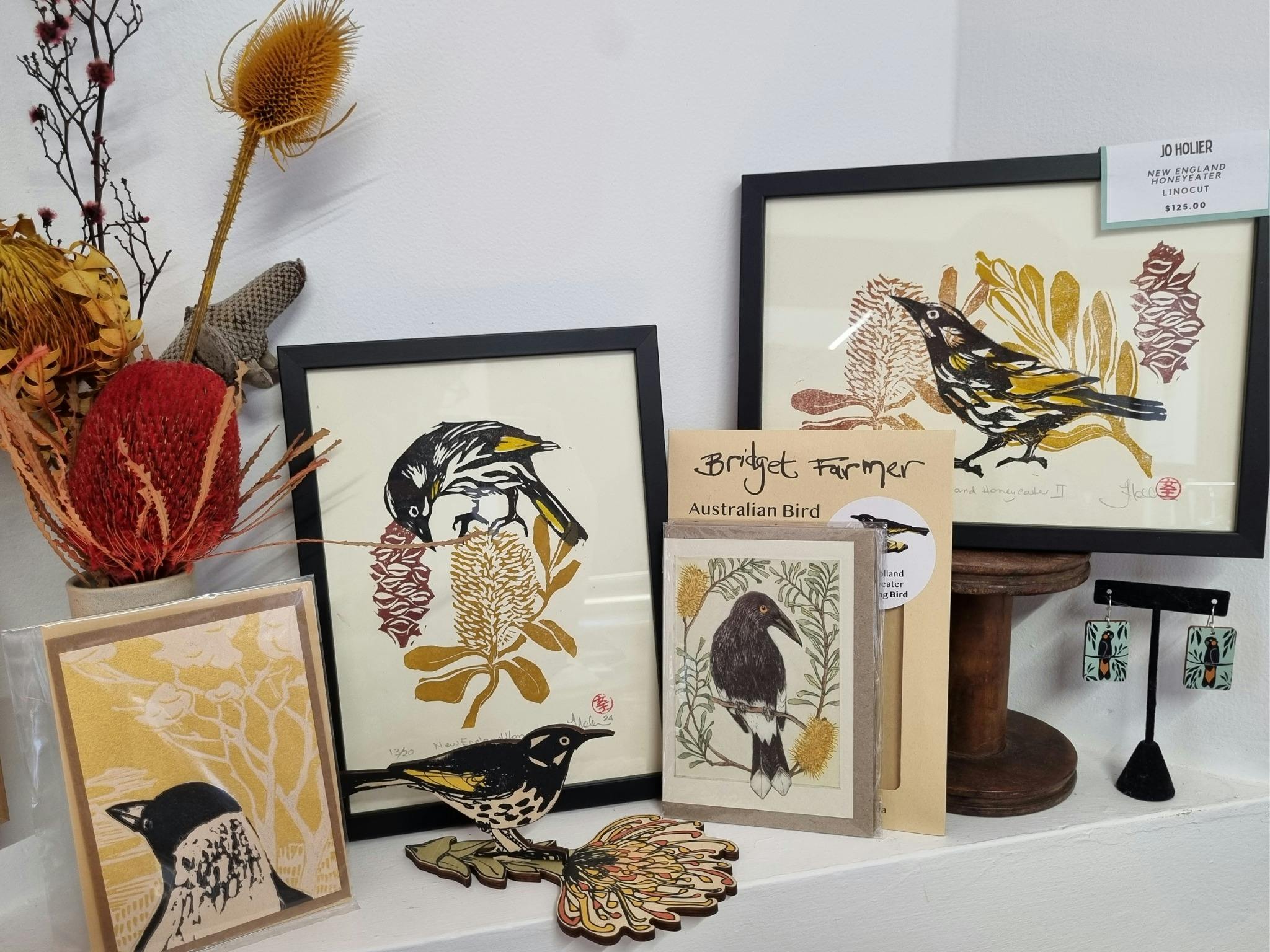 original prints on display at Unique State