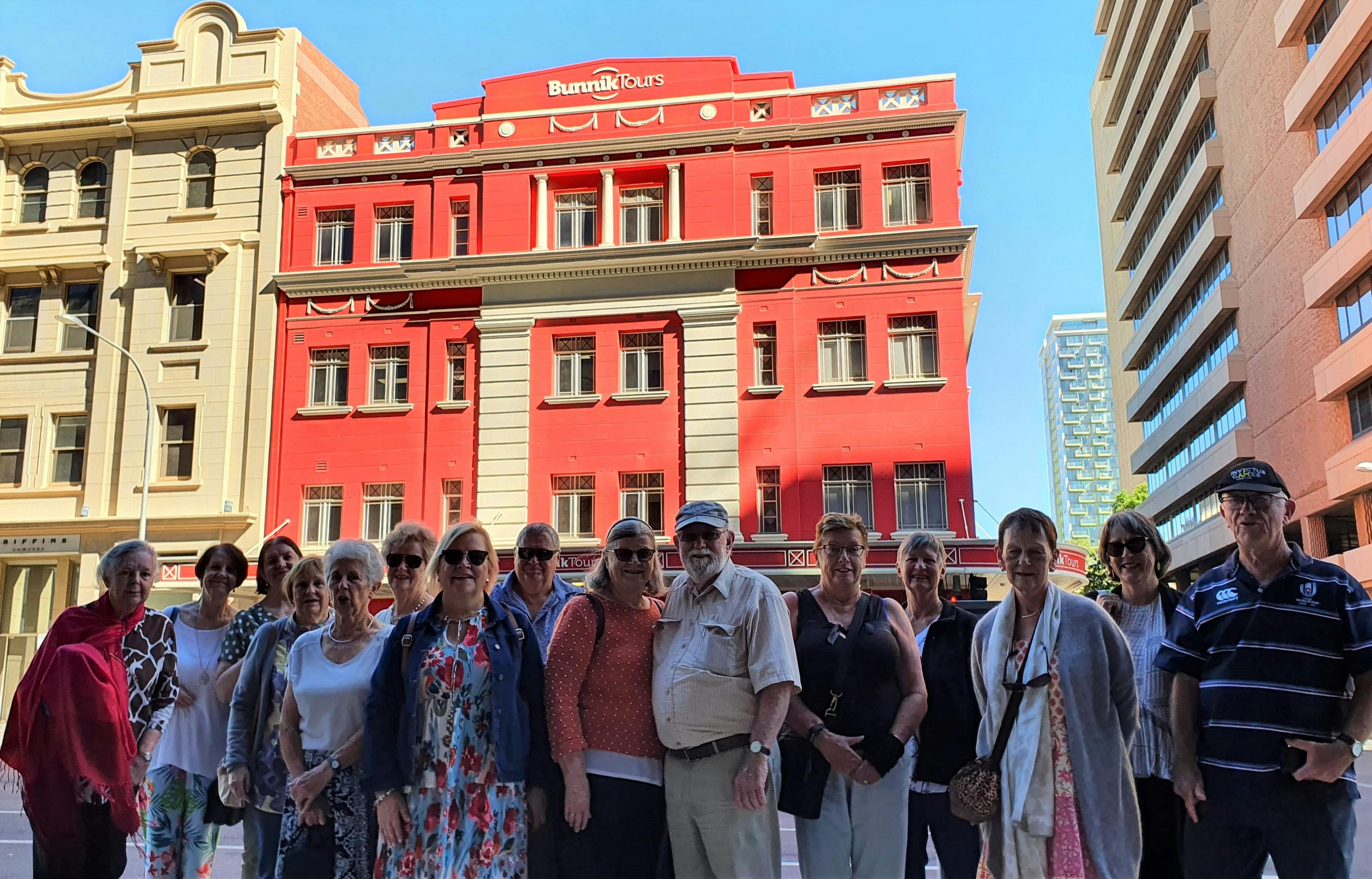 SA Tour Group in front of Bunnik Tours head office